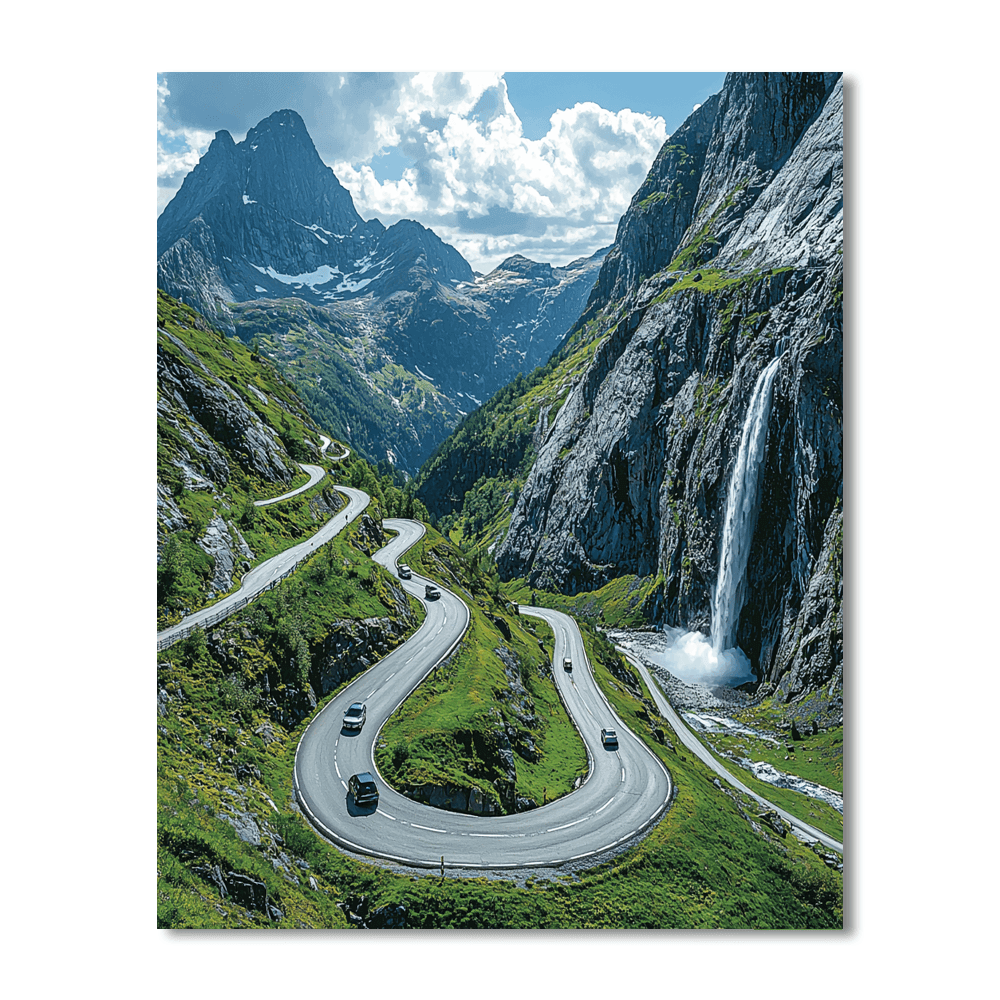 Trollstigen - Norway Paint By Numbers Kits