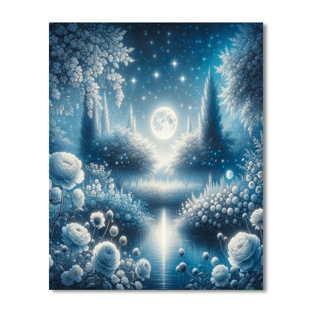 Midnight Garden Enchantment Paint By Color