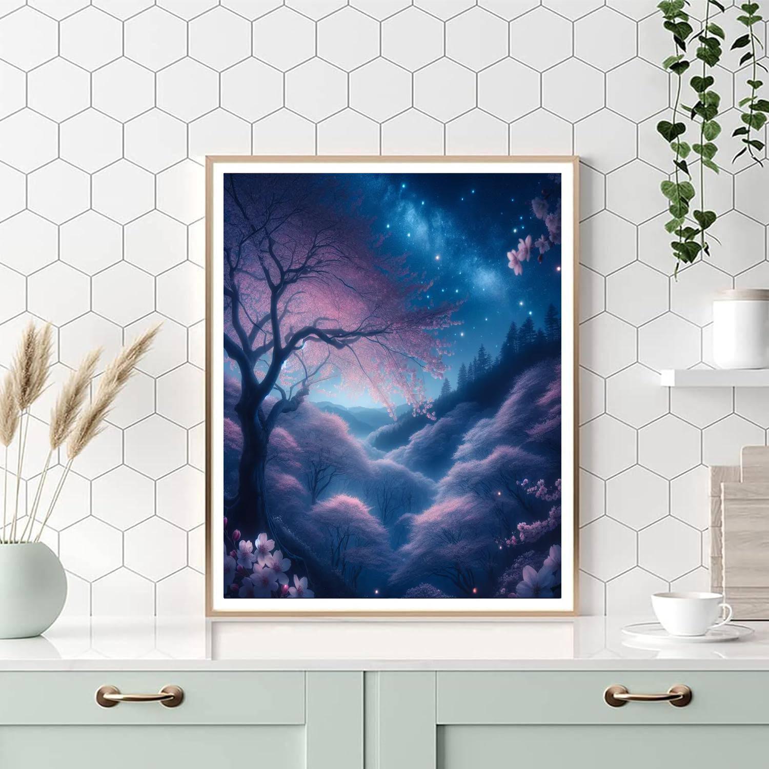 Sakura Blossom Fantasy Paint By Numbers Kits