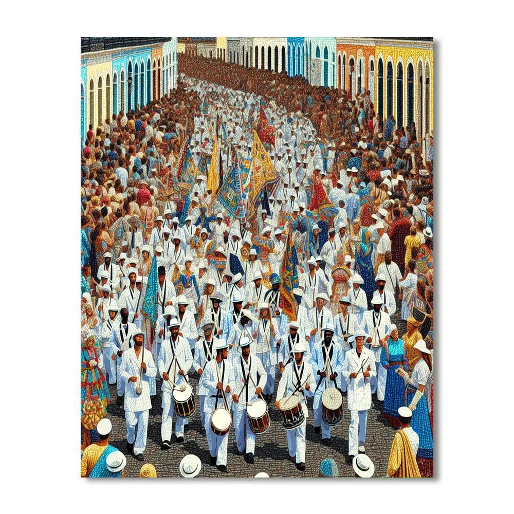 Día De San Sebastián - Spain Paint By Color