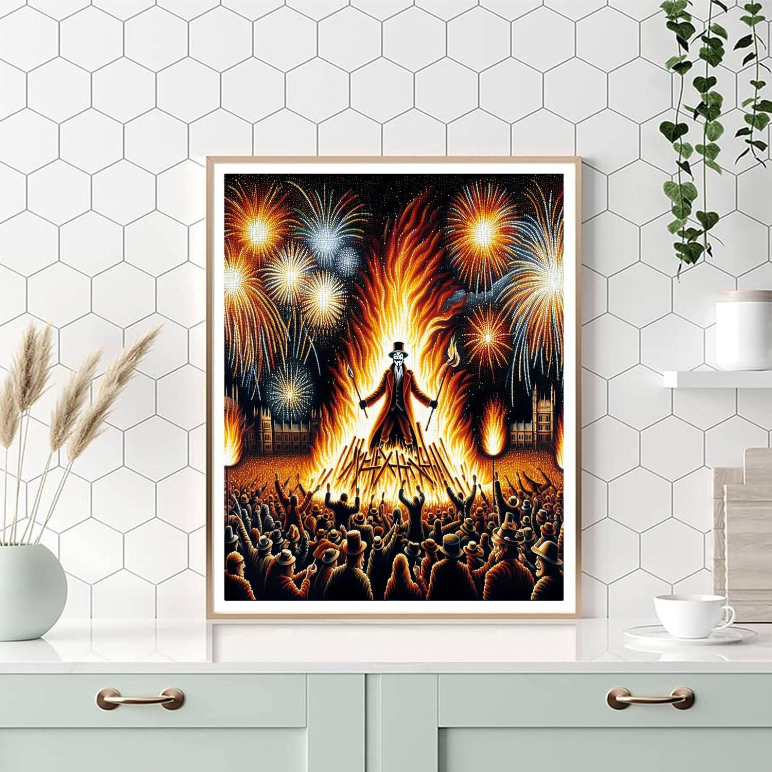 Guy Fawkes Night - United Kingdom Numbered Painting Kits
