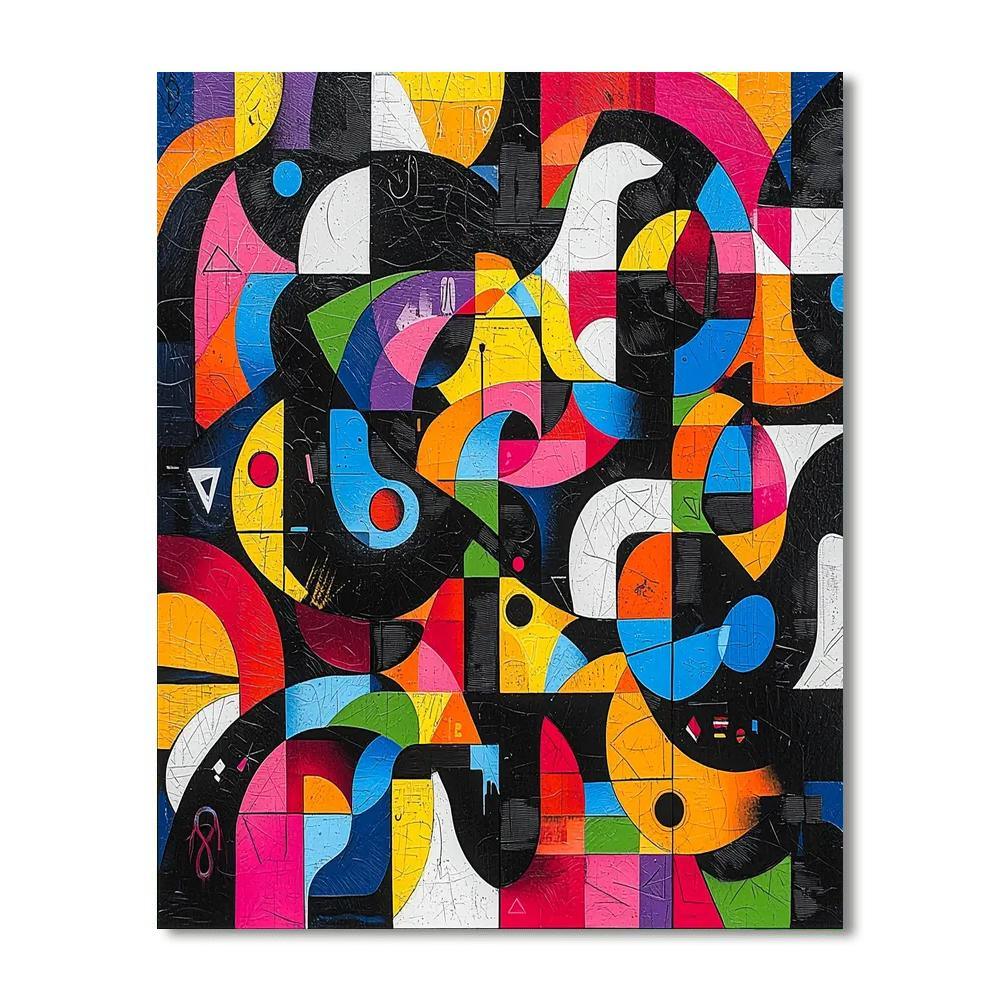 Banksy Inspired Boundless Thoughts  Paint By Color