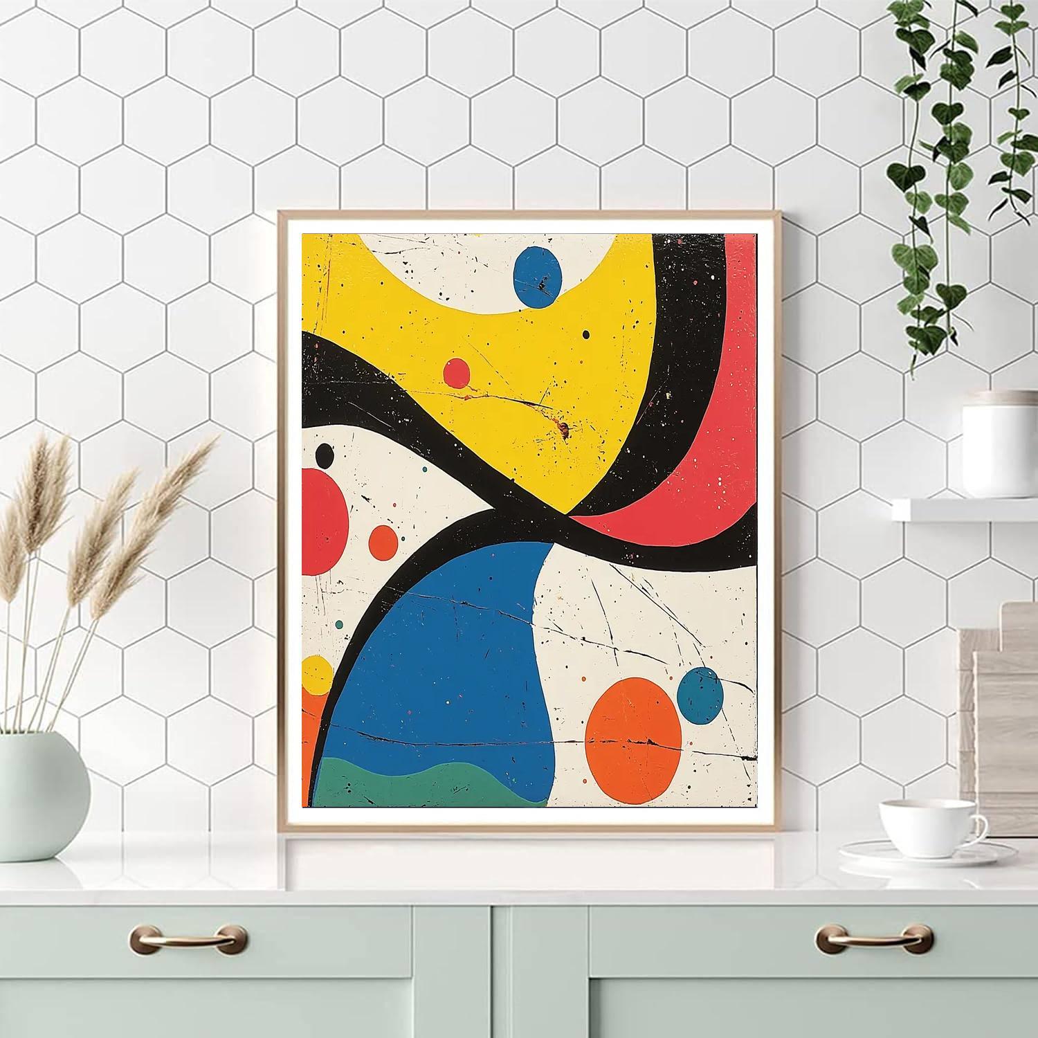 Joan Miró Inspired The Essence Of Joy  Painting Number Kit