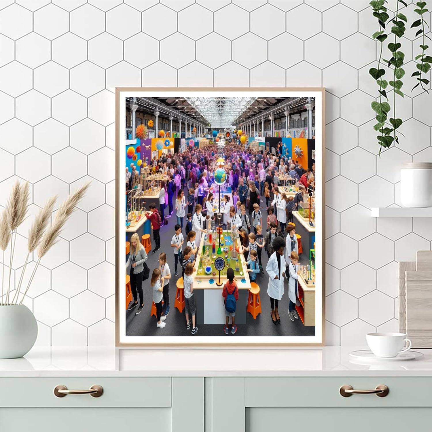 Edinburgh Science Festival - Scotland Numbered Painting Kits