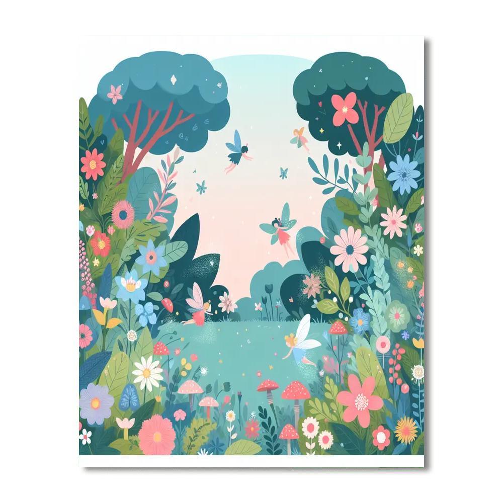 Fairy Garden Hideaway Paint By Number