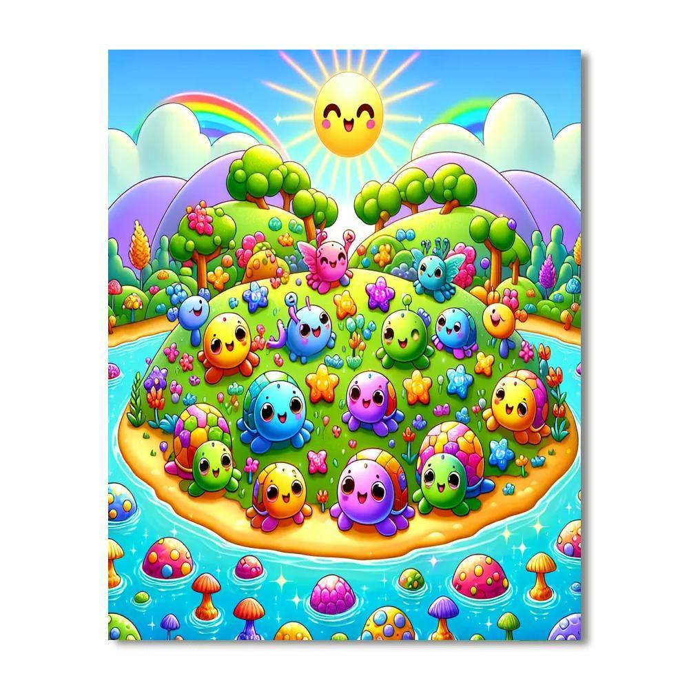 Magical Fantasy Island Paint By Numbers Kits