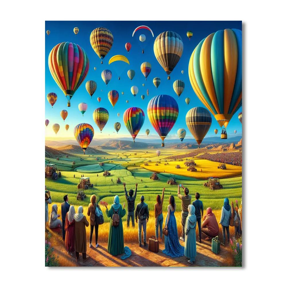 Hot Air Balloon Festival - Philippines Paint By Numbers