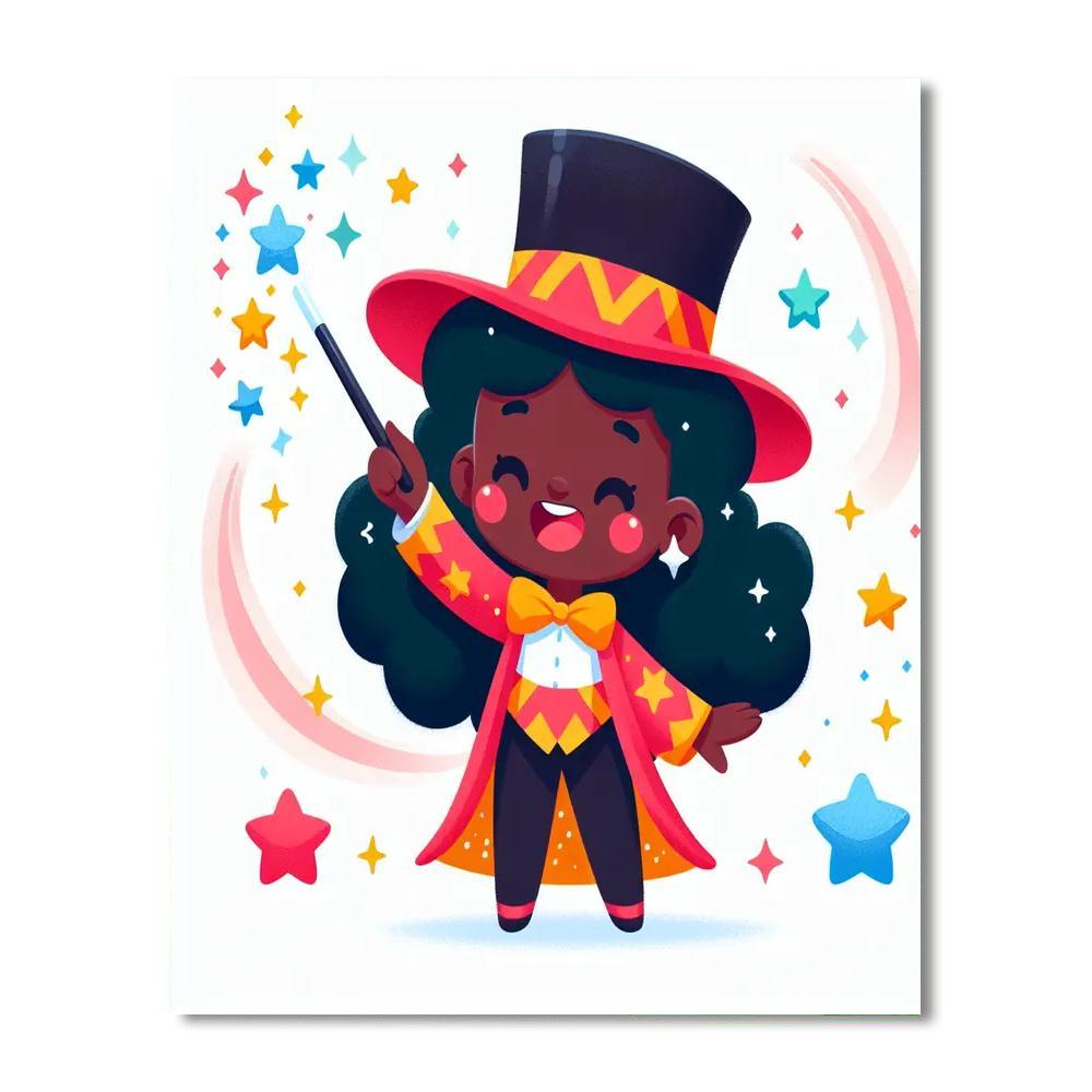 Merry Magician Painting By Numbers Kit
