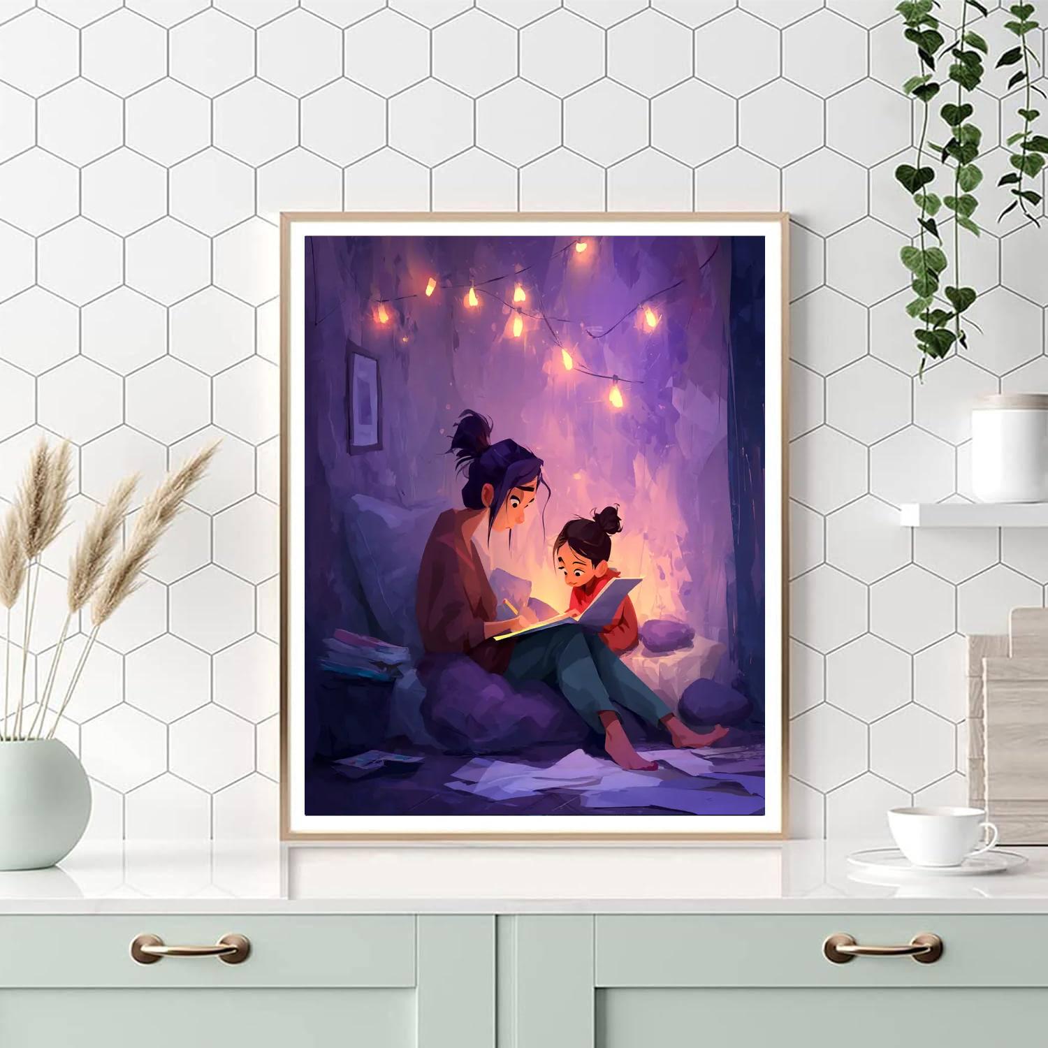 Mom’s Storytime Haven Painting Number Kit