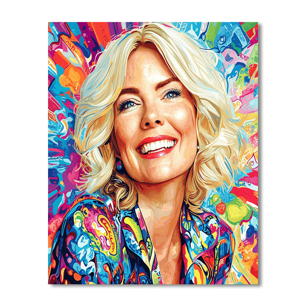 Kristen Wiig: The Hilarious Chameleon Of Comedy Painting By Numbers Kit