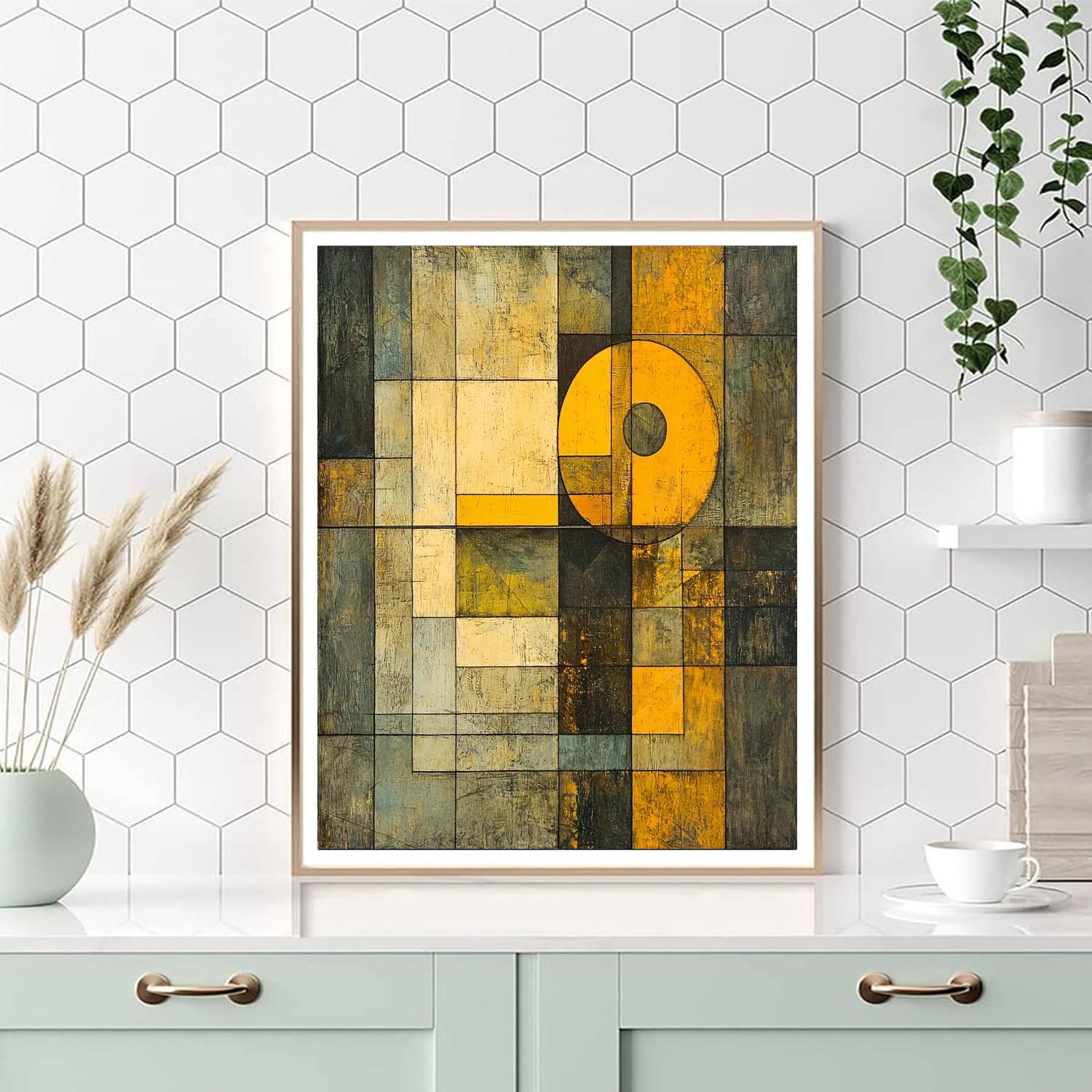 Paul Klee Inspired Symphony Of Light And Shadow  Paint By Color