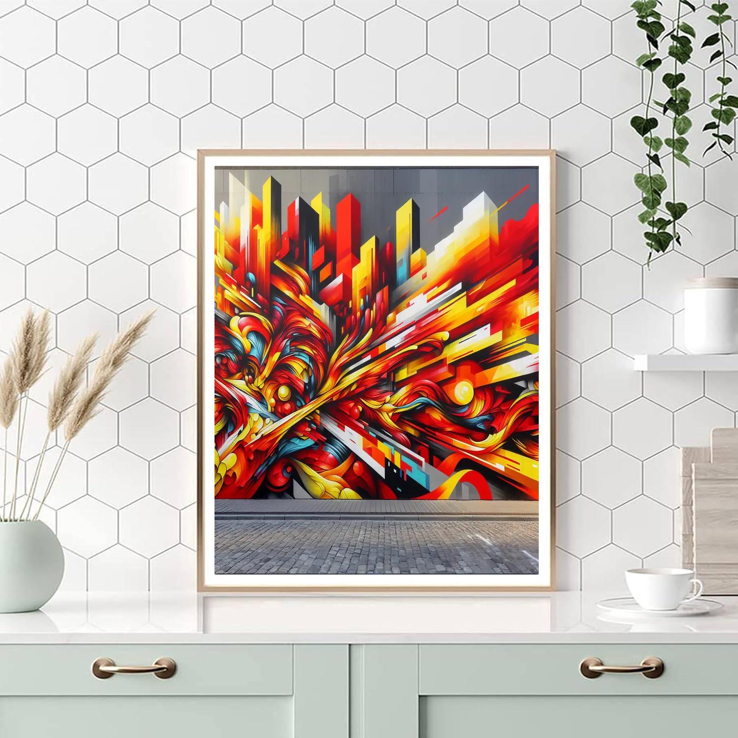 Urban Graffiti Expressions Paint By Numbers Kits