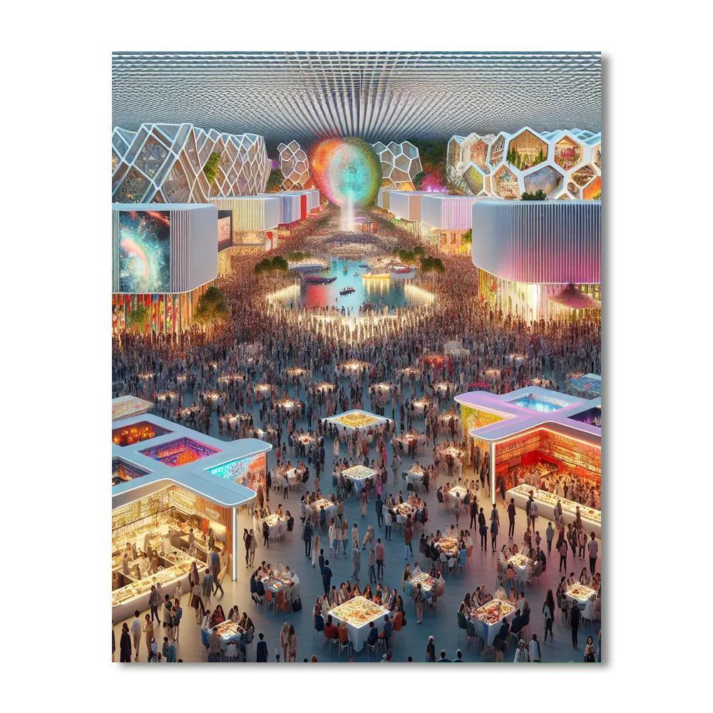 World Expo - Various Locations Worldwide Paint By Numbers Kits