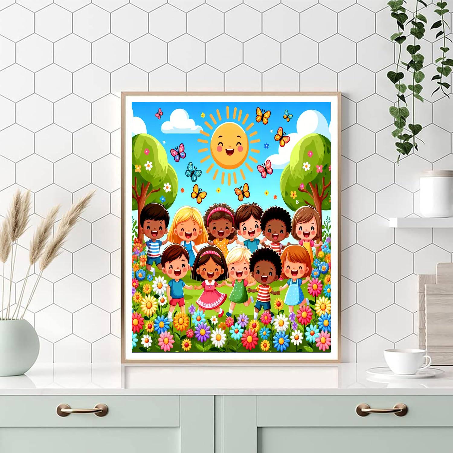 Friendship Garden Paint By Numbers Art