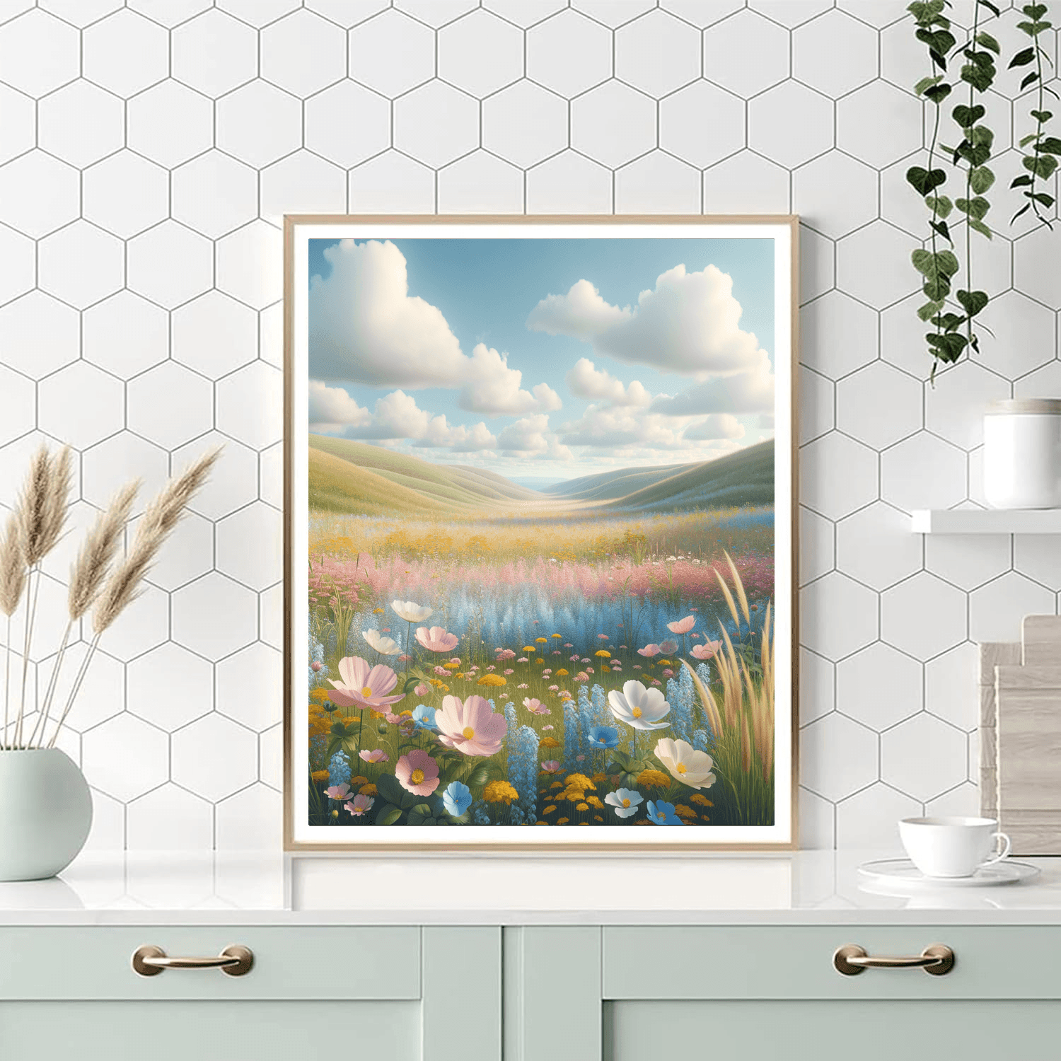 Peaceful Meadow Escape Paint By Color
