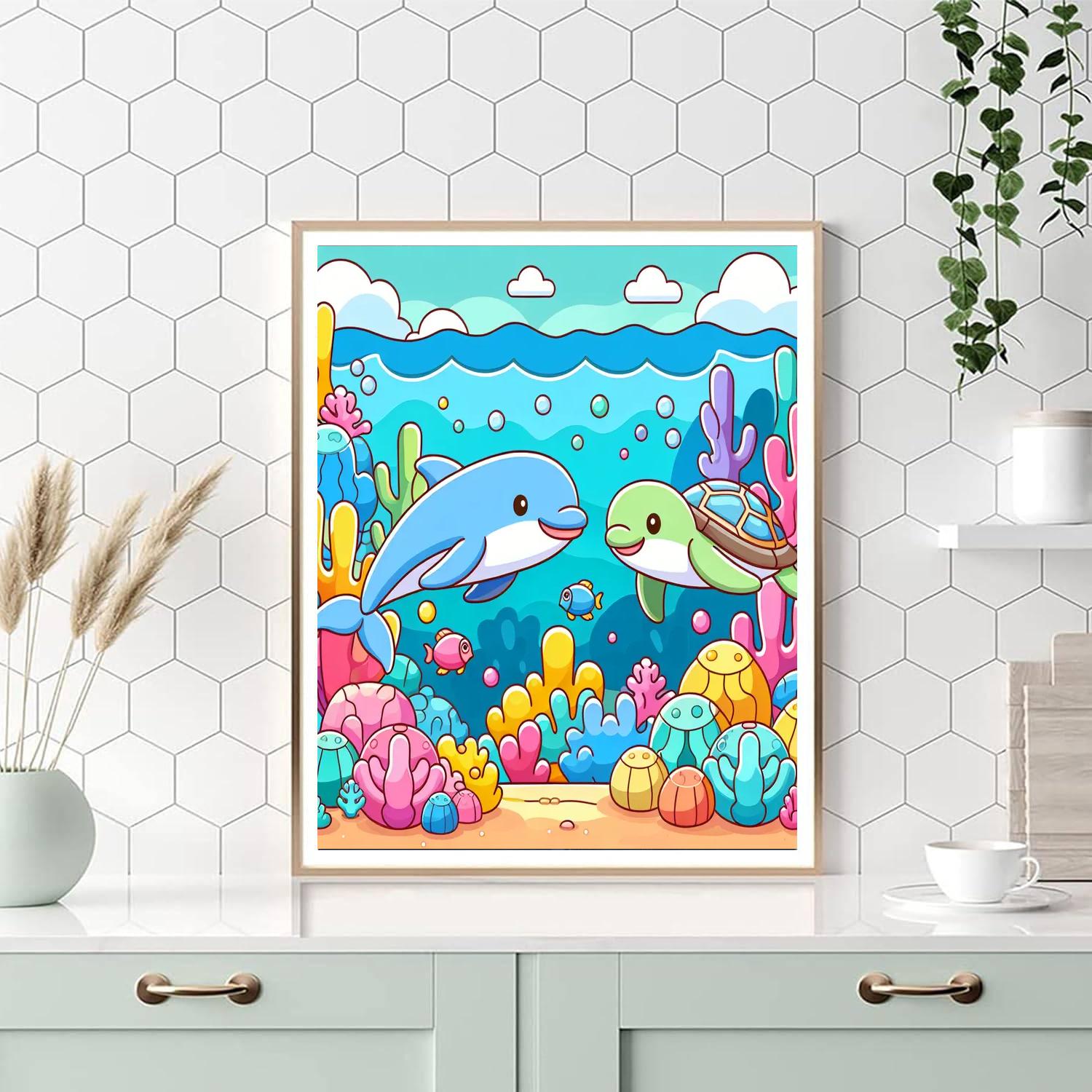 Coastal Critters Paint By Number