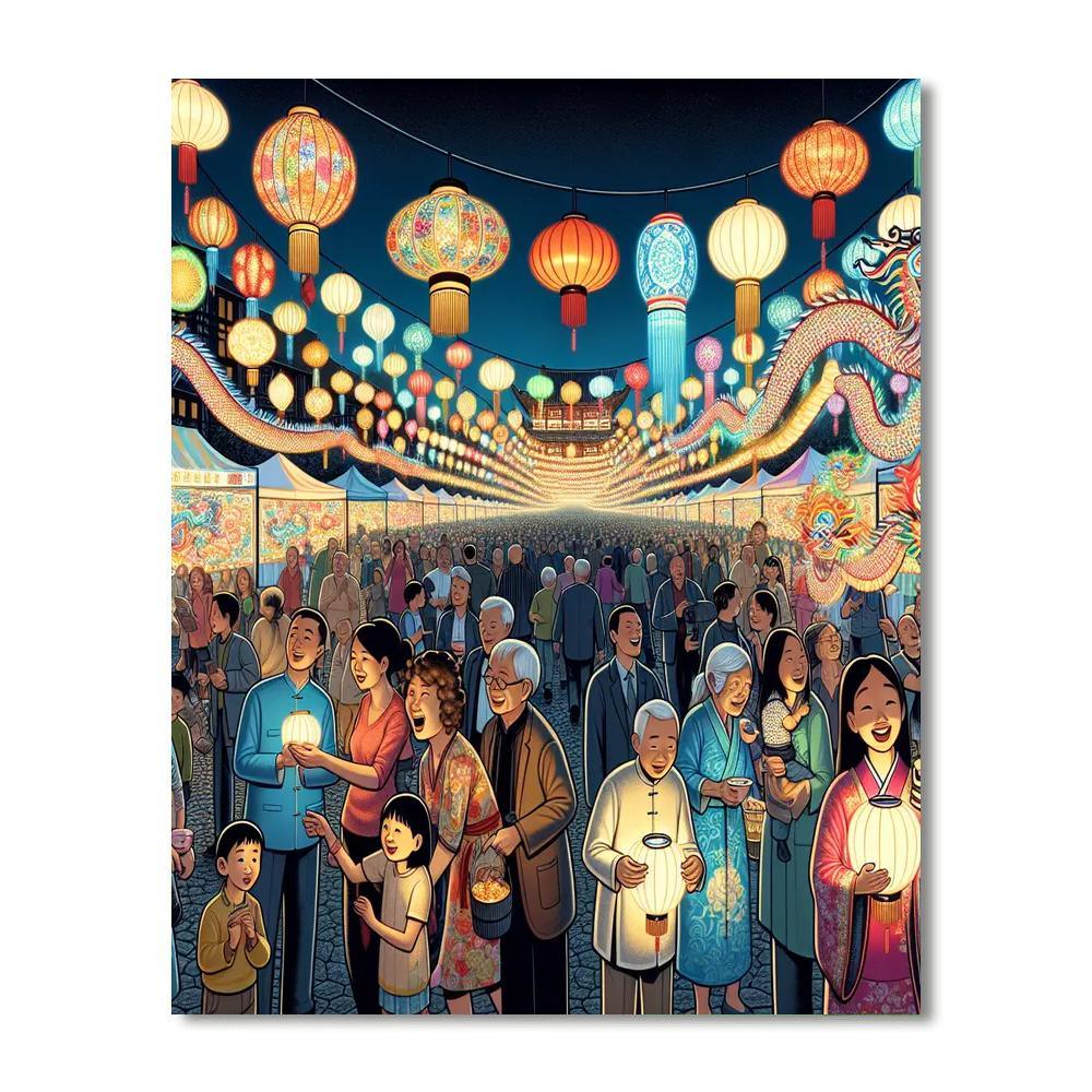 Shenzhen Lantern Festival - China Paint By Numbers