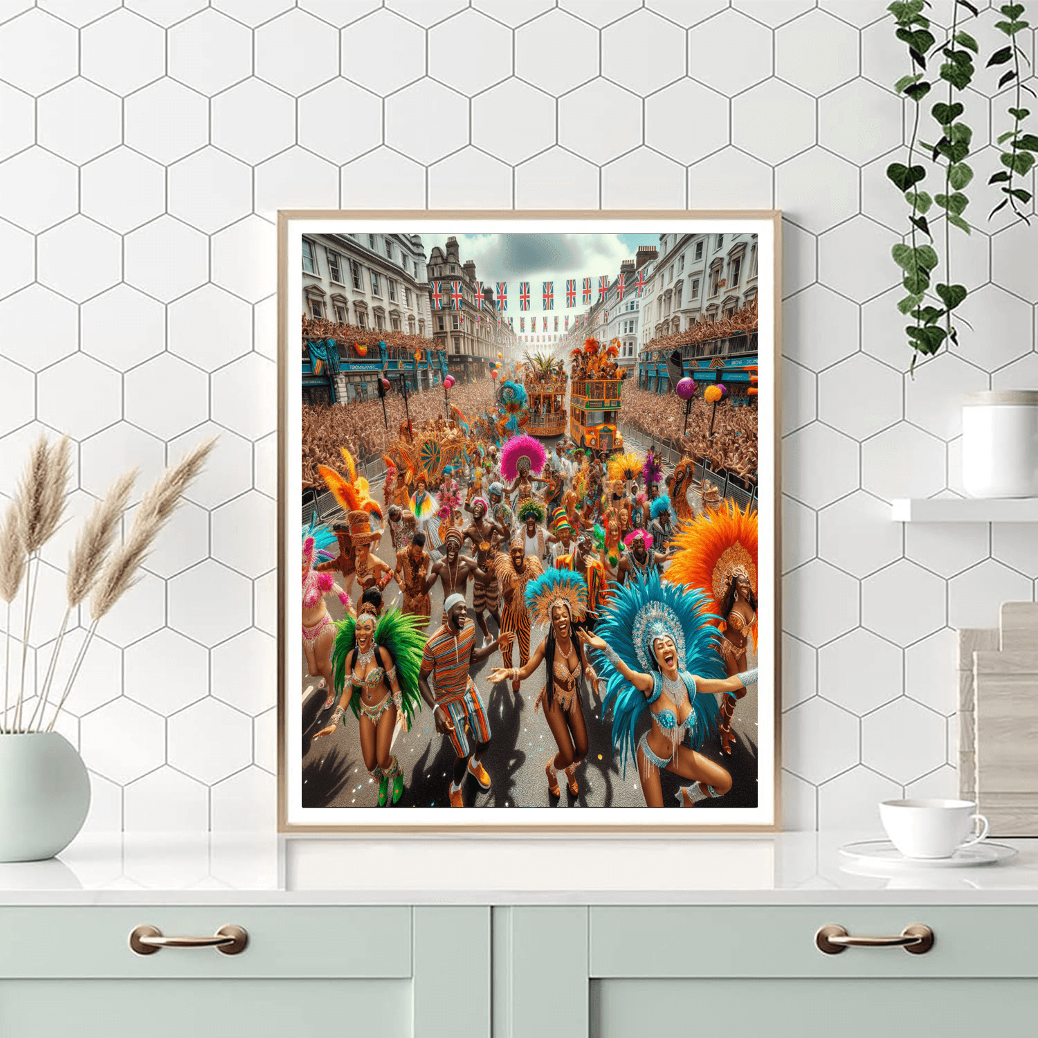 Notting Hill Carnival - United Kingdom Paint By Numbers Art