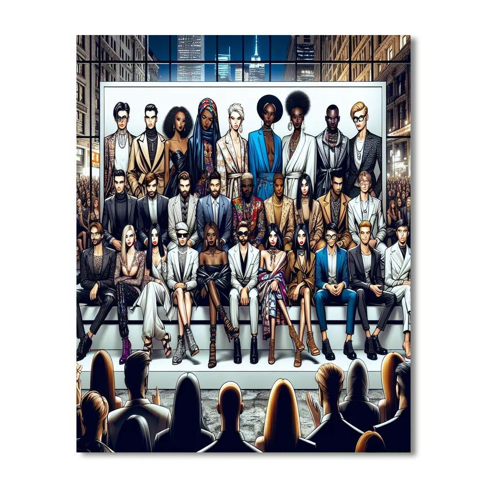 New York Fashion Week - United States Paint By Number