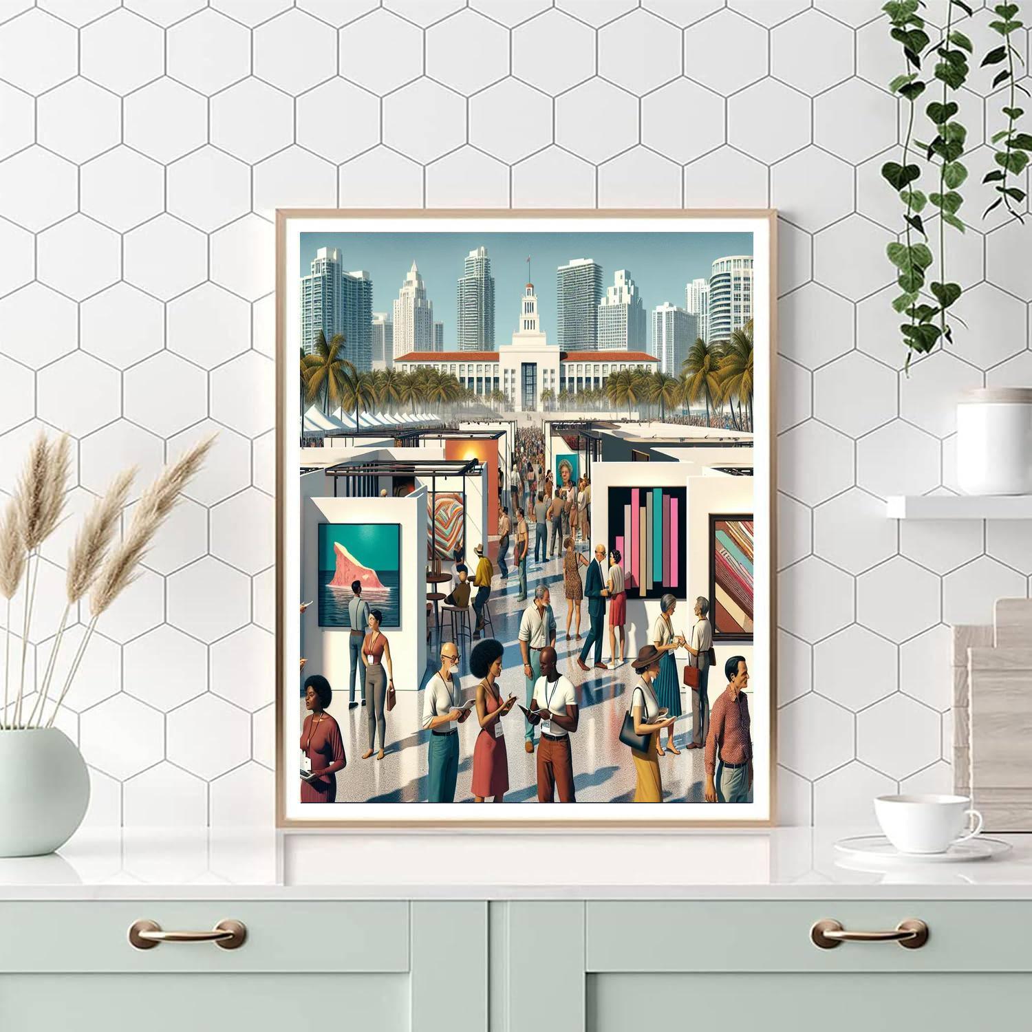 Art Basel - Miami Beach DIY Paint By Numbers