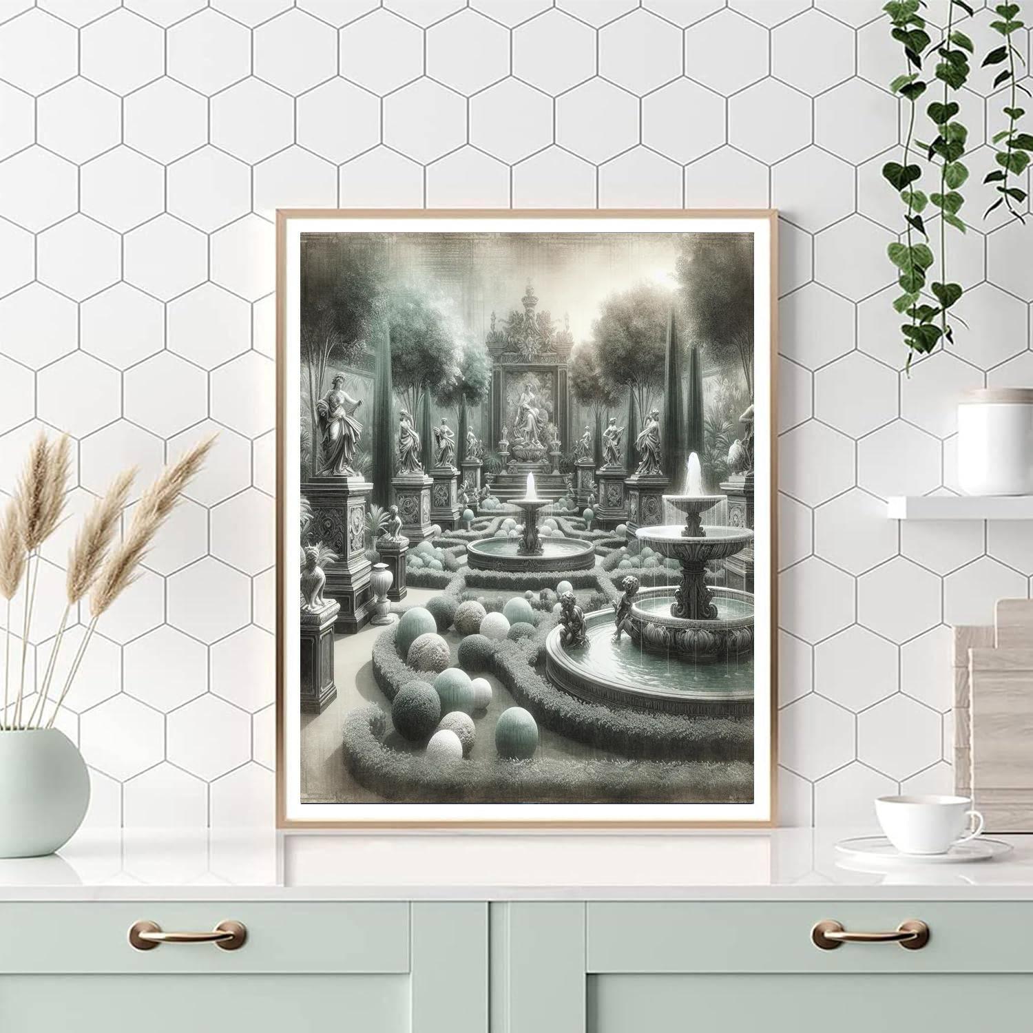 Ornamental Garden Path Paint By Numbers