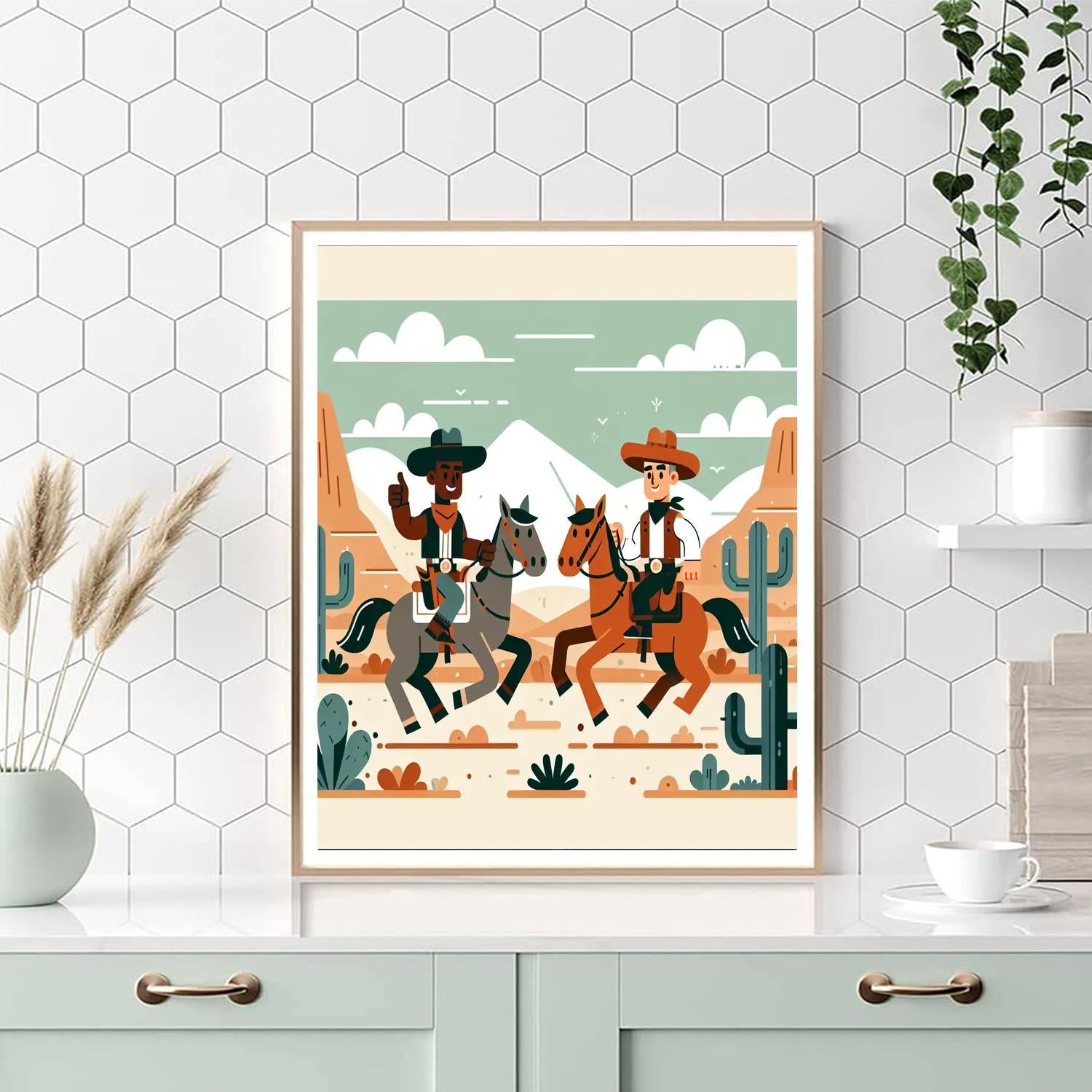 Wild West Wander Painting By Numbers Kit