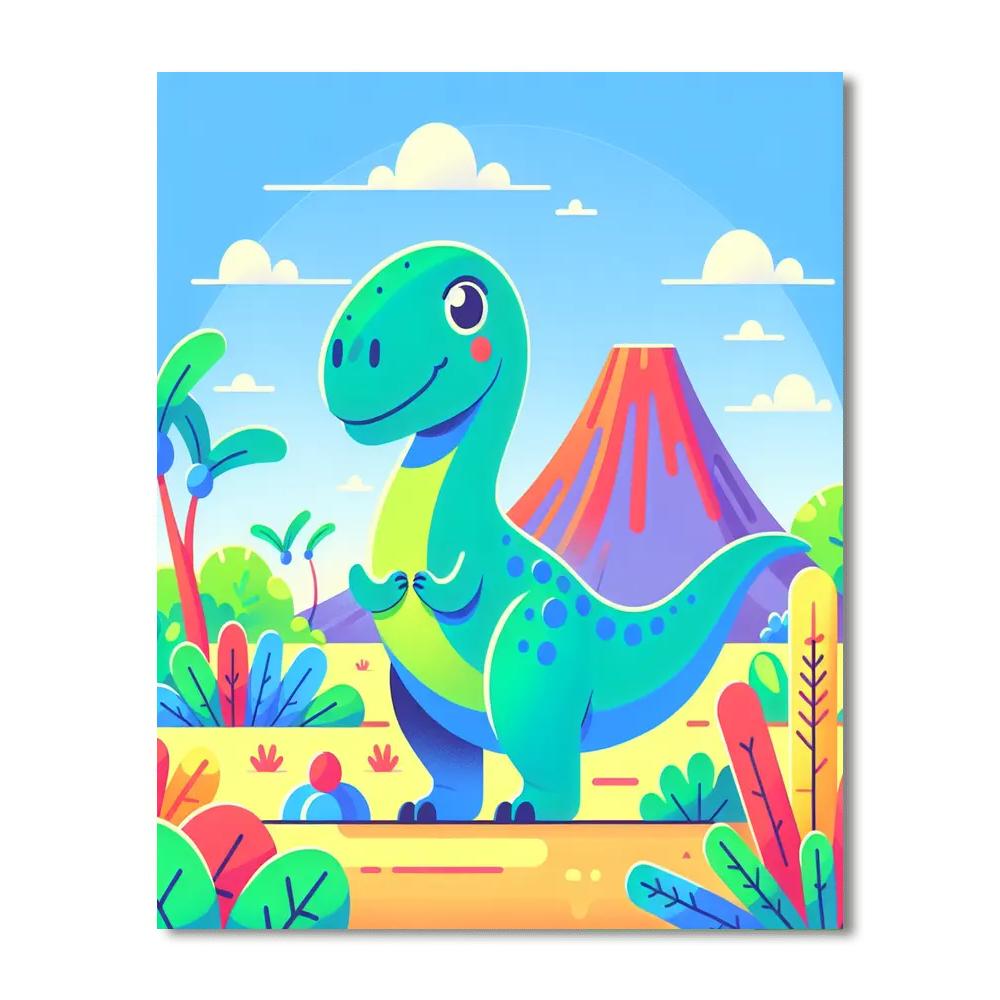 Dino Explorer Safari Numbered Painting Kits