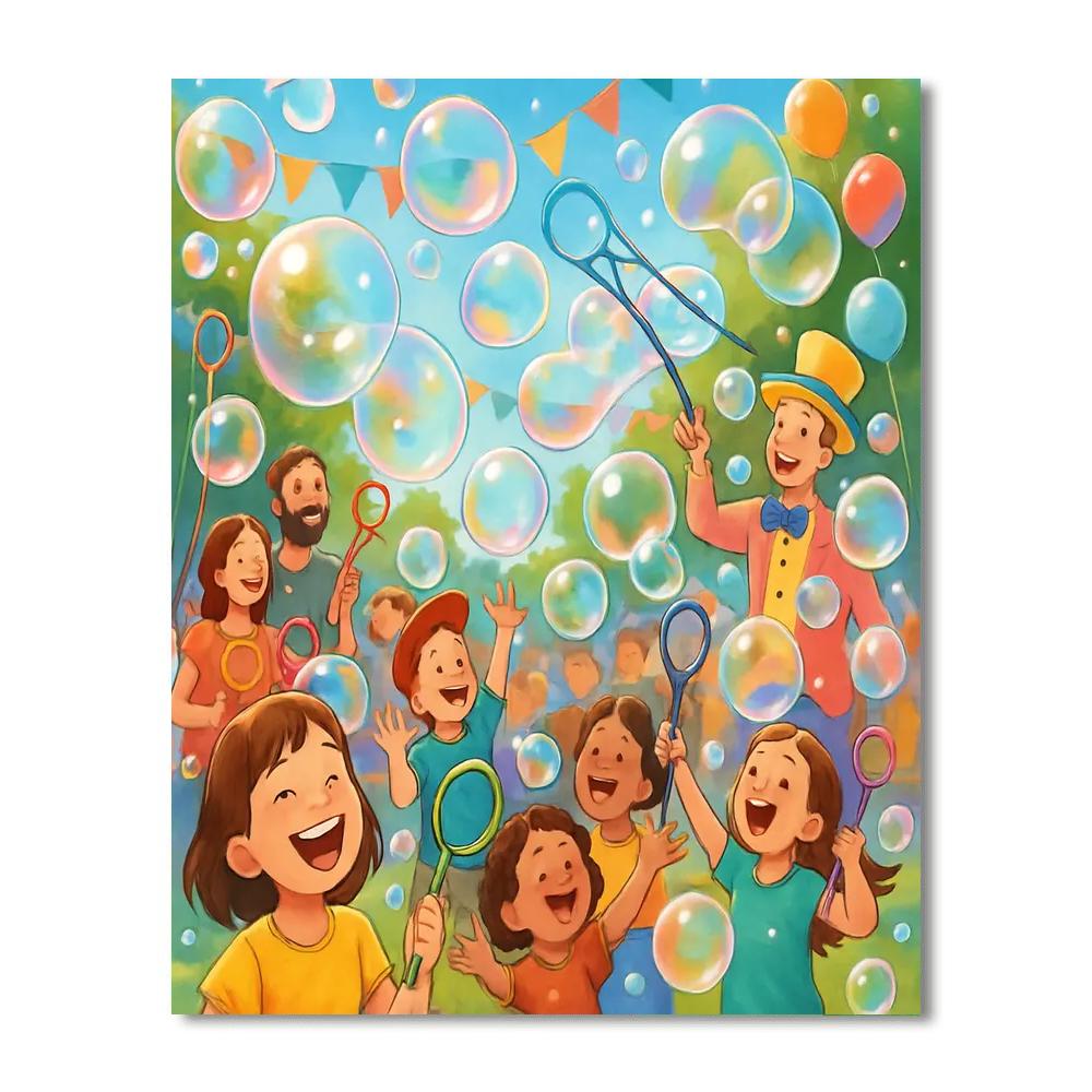 Bubblefest Paint By Numbers Art