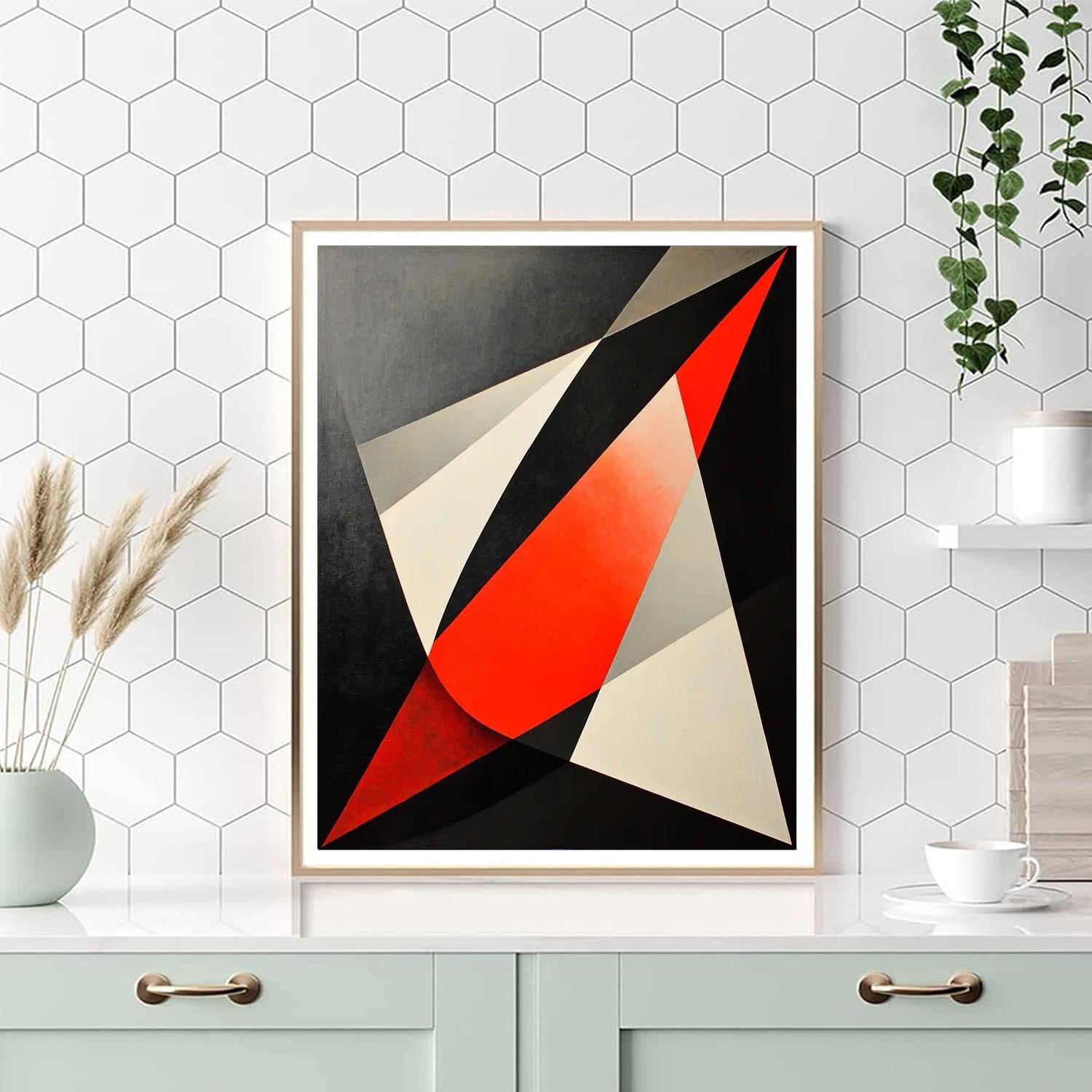 Kazimir Malevich Inspired Transient Moments  Paint By Numbers