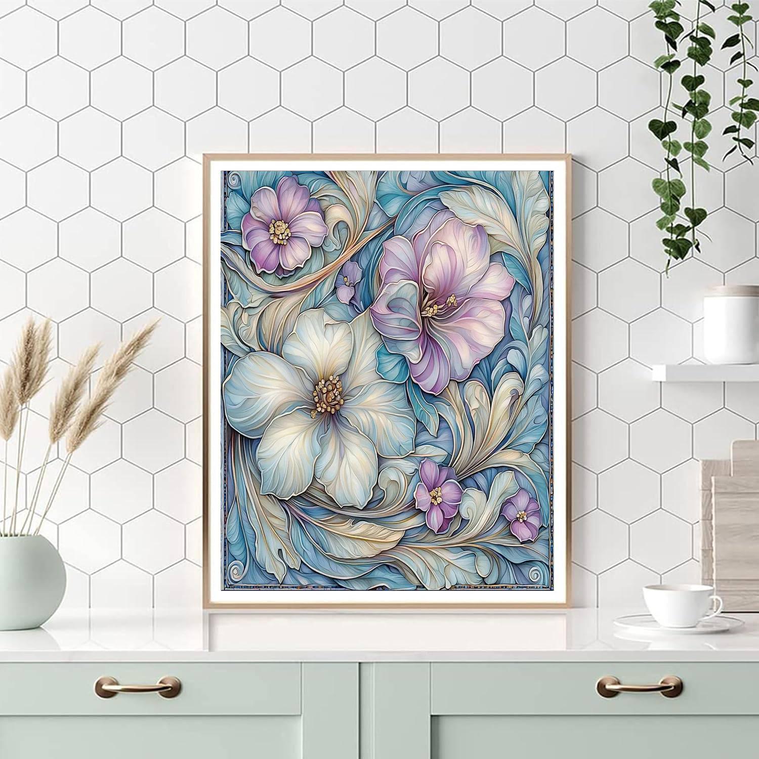 Alphonse Mucha Inspired Echoes Of Elegance  Painting Number Kit