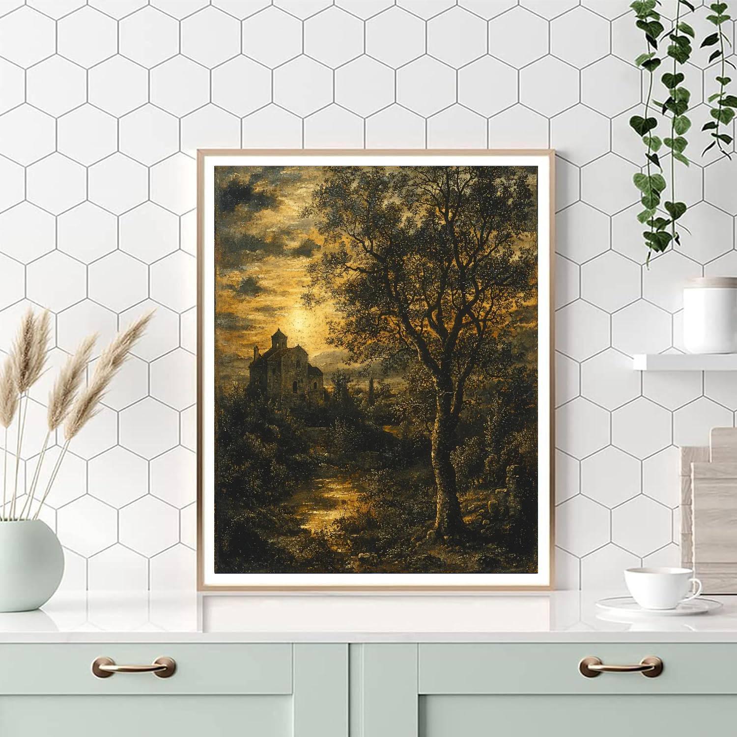 Caravaggio Inspired Chiaroscuro Of Dreams  Paint By Numbers Art