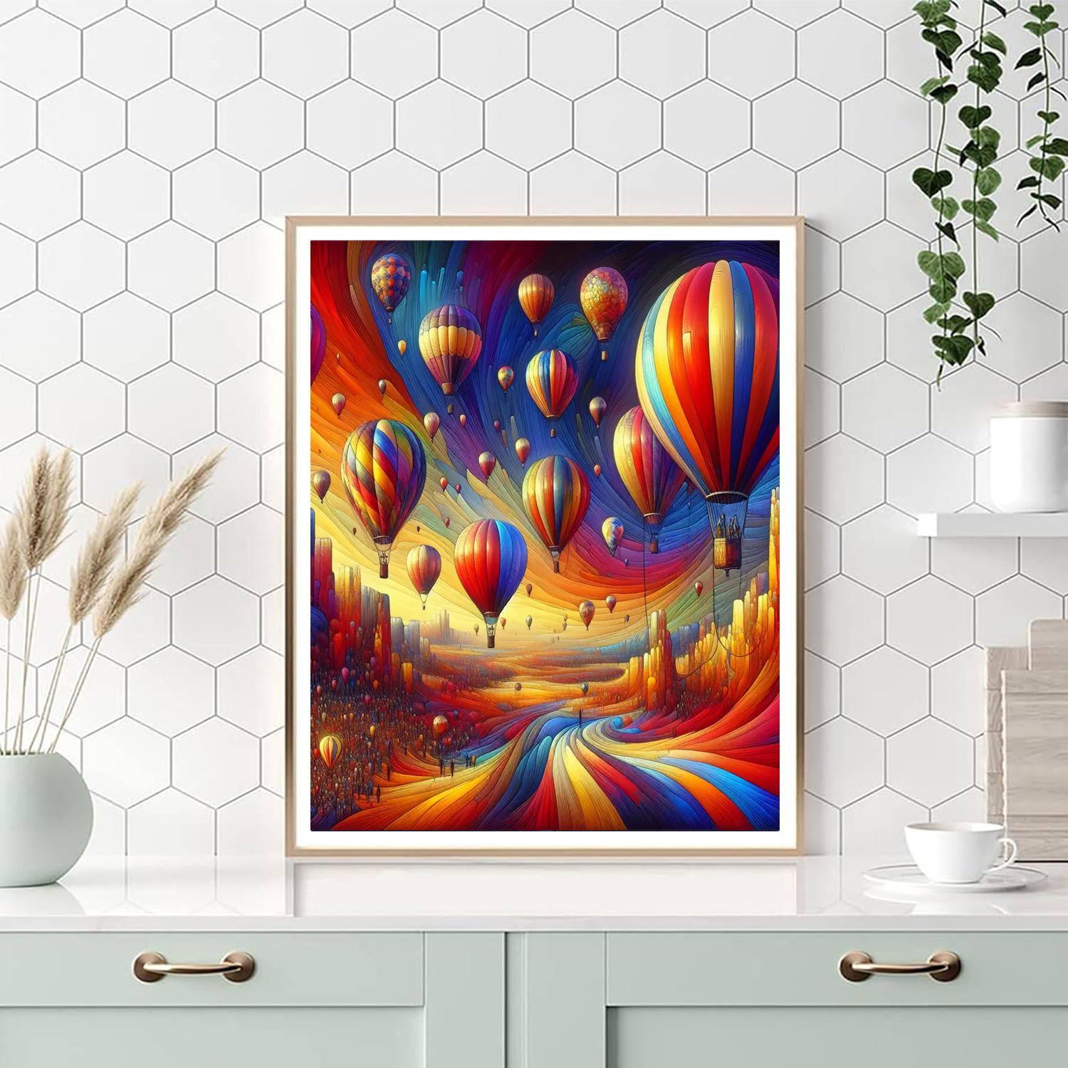 Joyous Balloon Festival Paint By Color