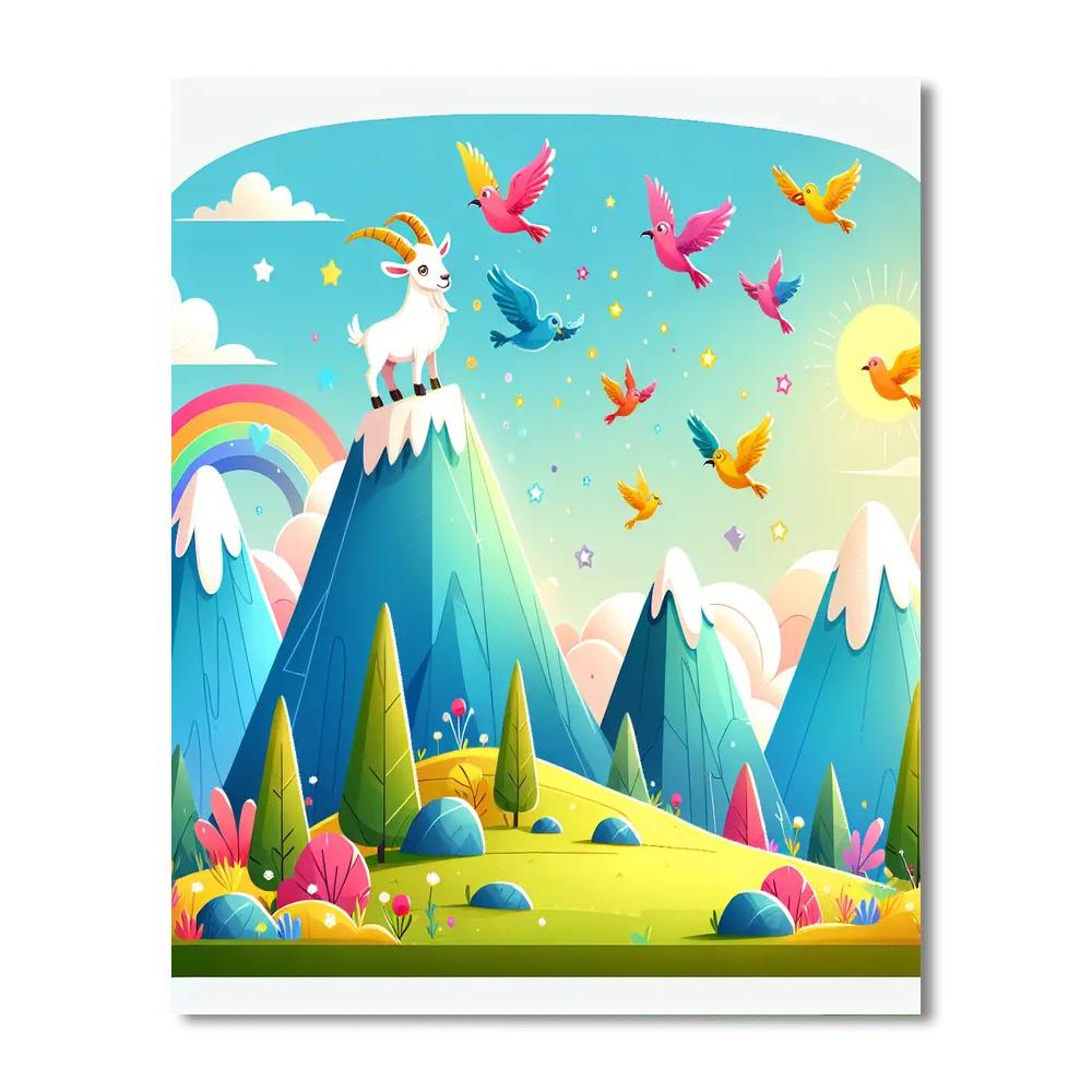 Exploring Magical Mountains Numbered Painting Kits