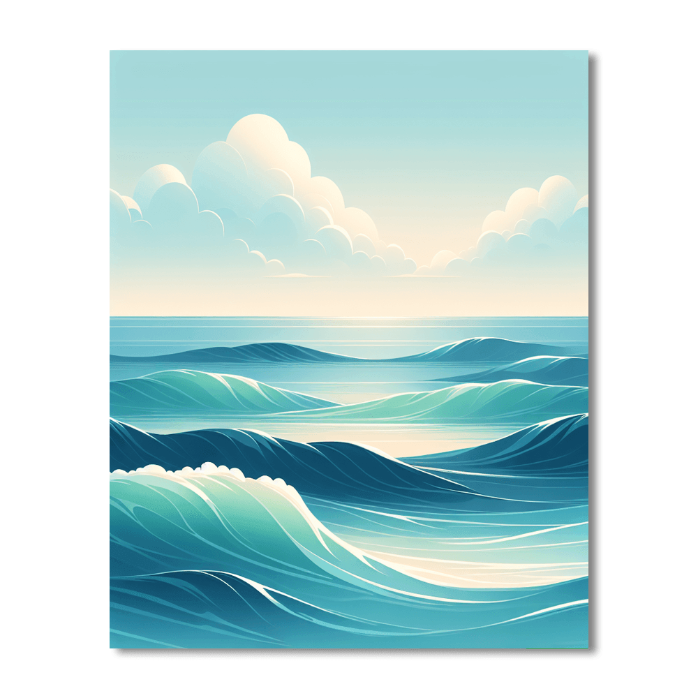 Ocean Reverie Paint By Numbers Art