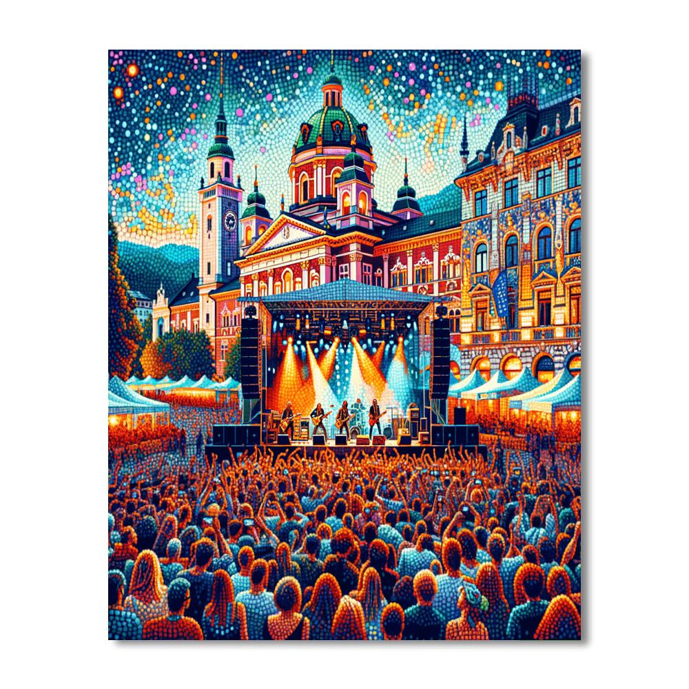 The Ljubljana Festival Paint By Color