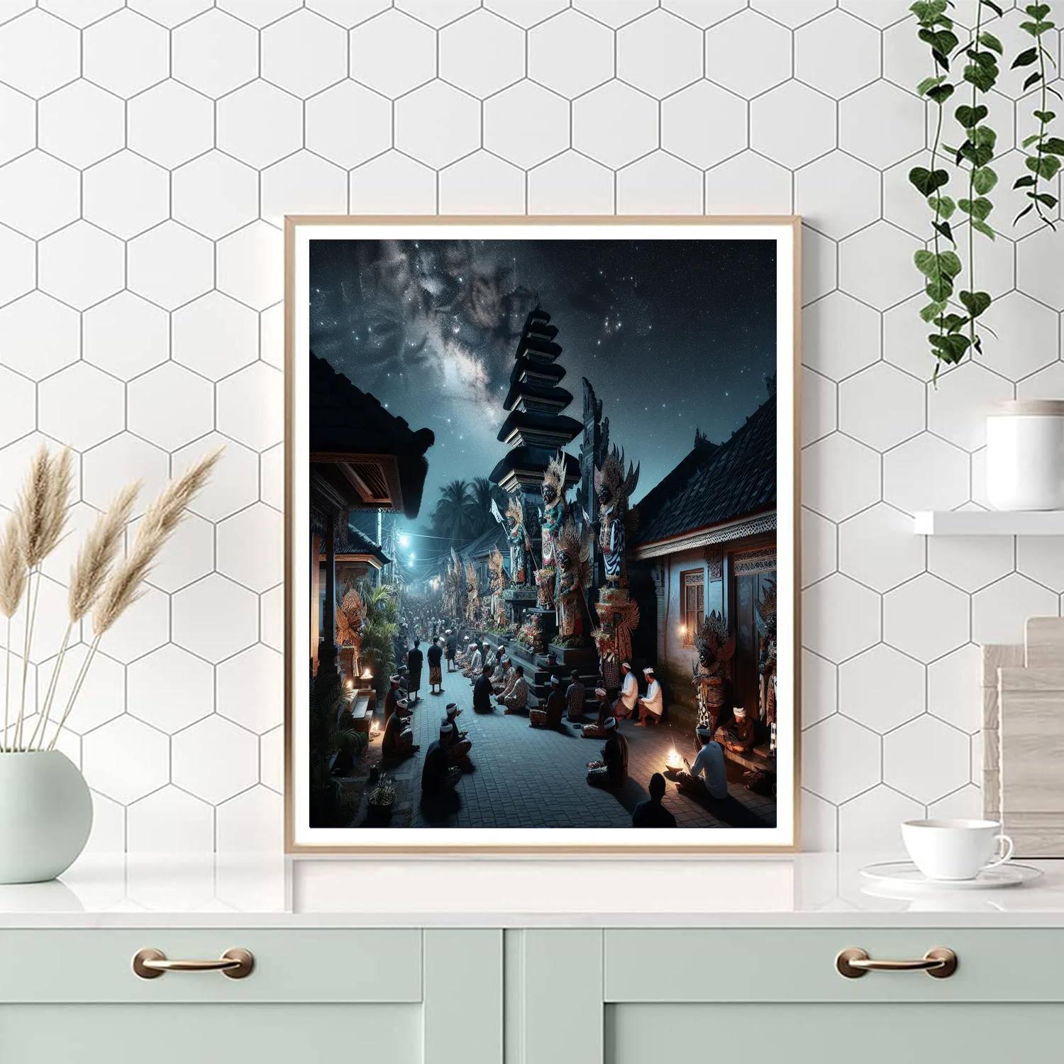 Day Of Silence (nyepi) - Indonesia DIY Paint By Numbers