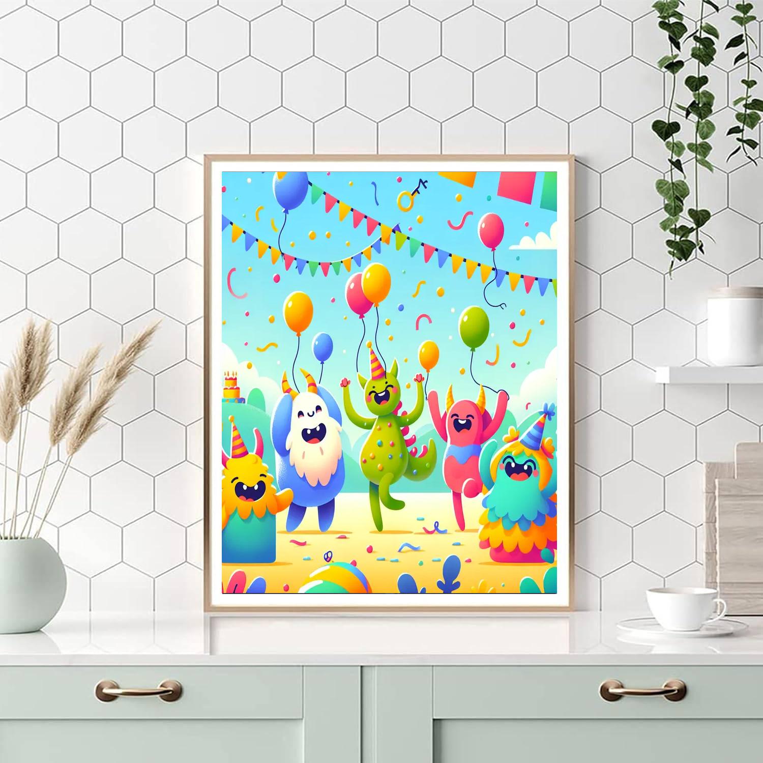 Kooky Creatures Painting Number Kit