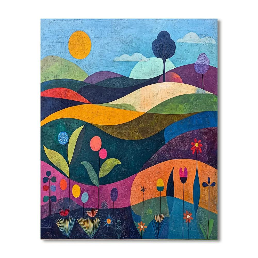 Paul Klee Inspired Fables Of Nature  Paint By Number