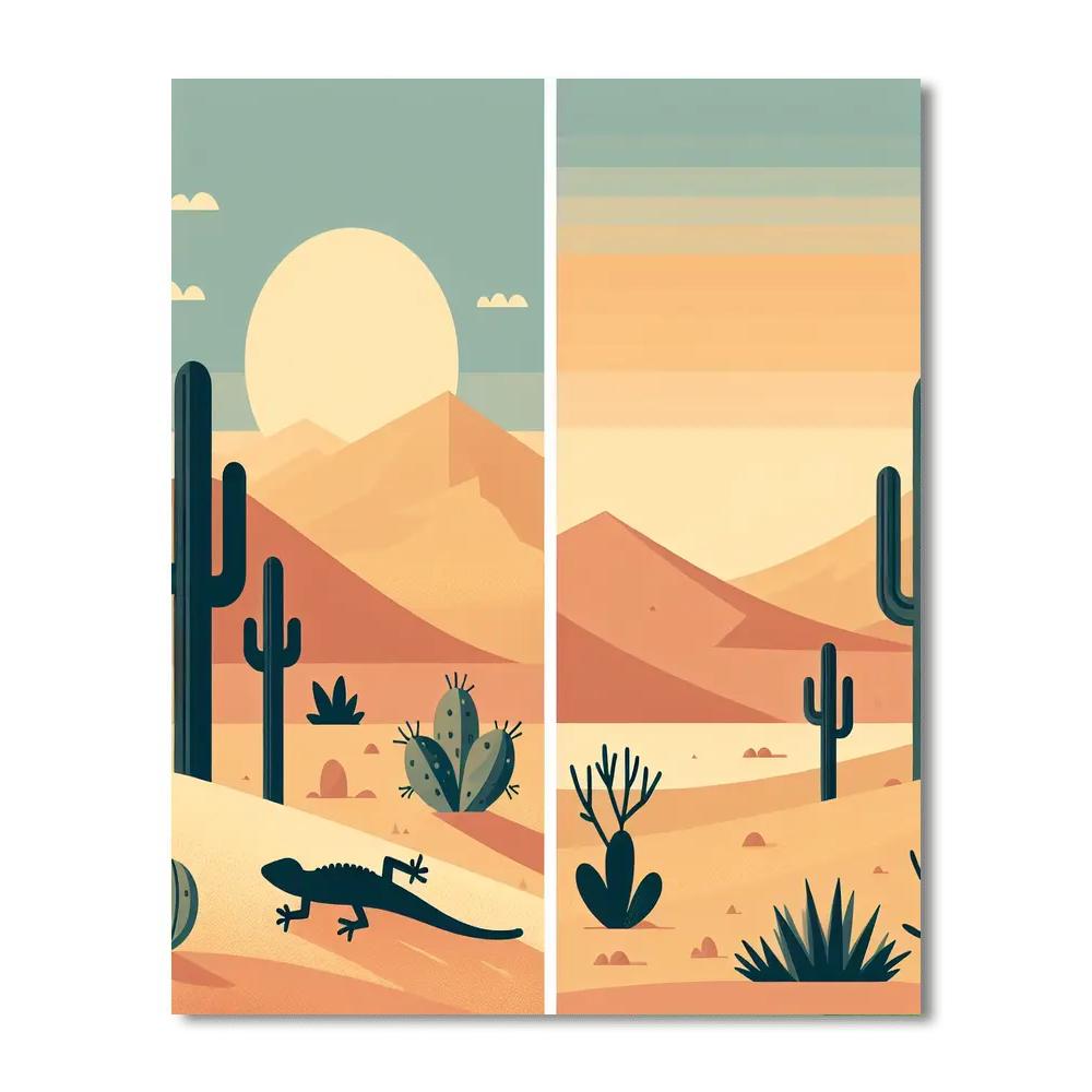 Desert Delight Painting Number Kit