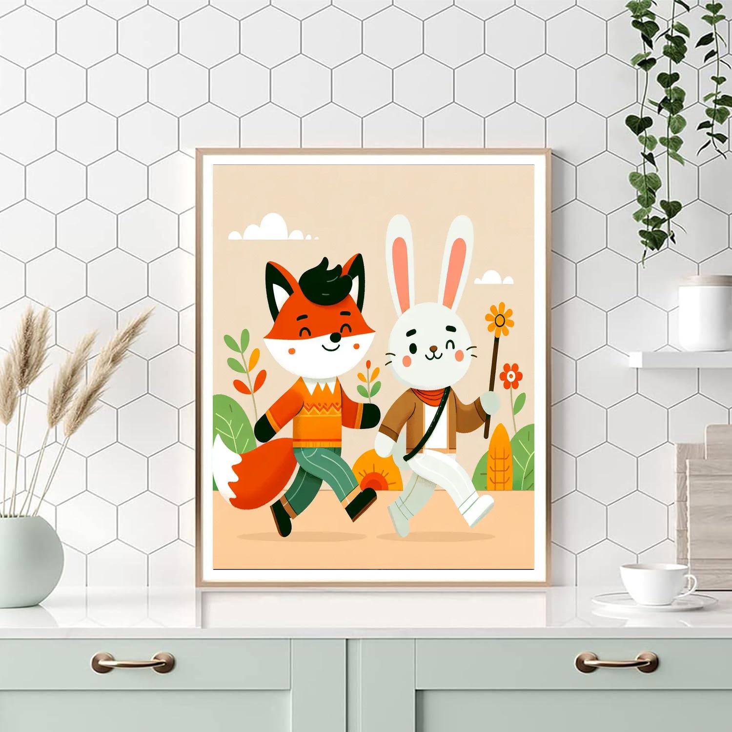 Whimsical Woodland Parade Numbered Painting Kits