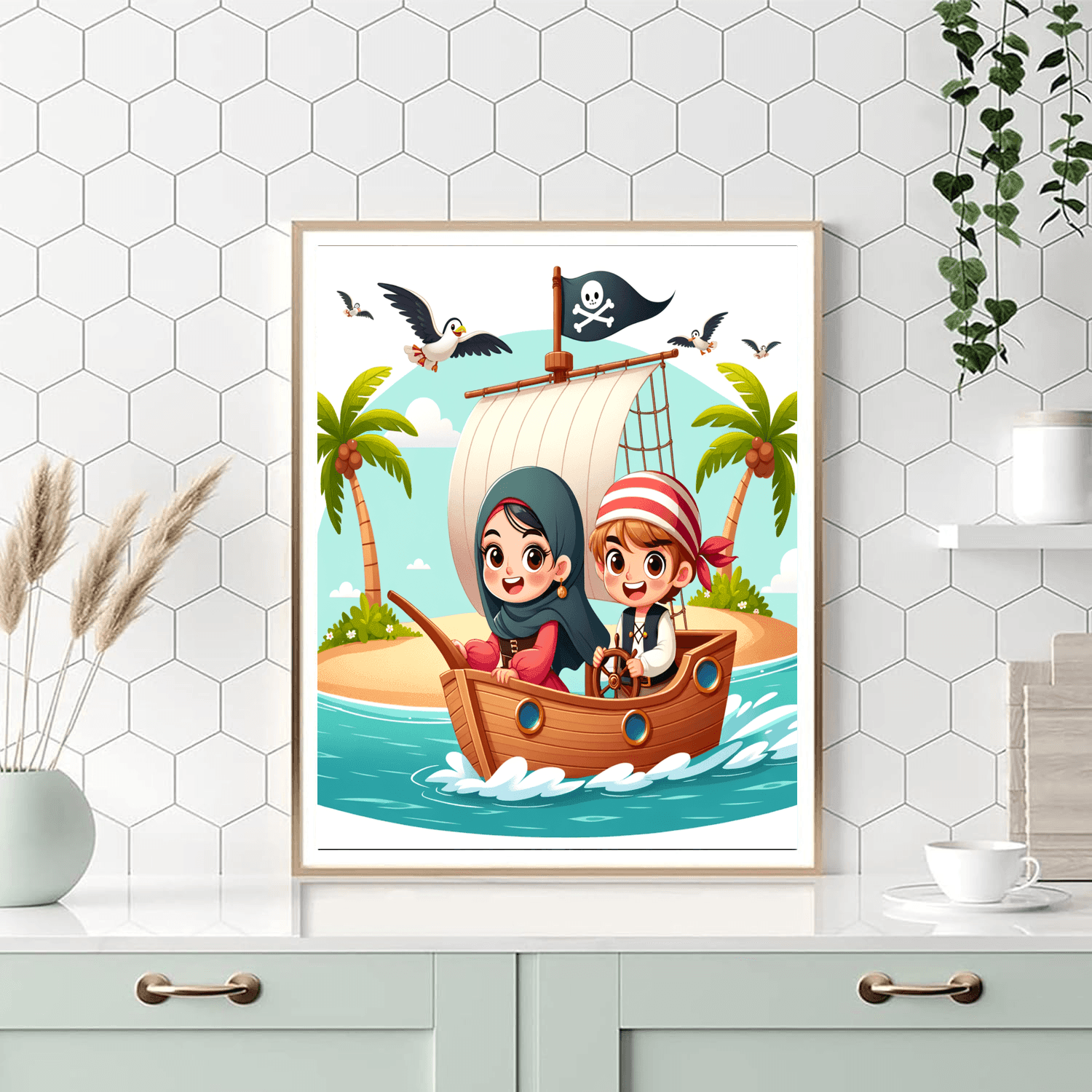 Little Pirates Ahoy Painting By Numbers Kit
