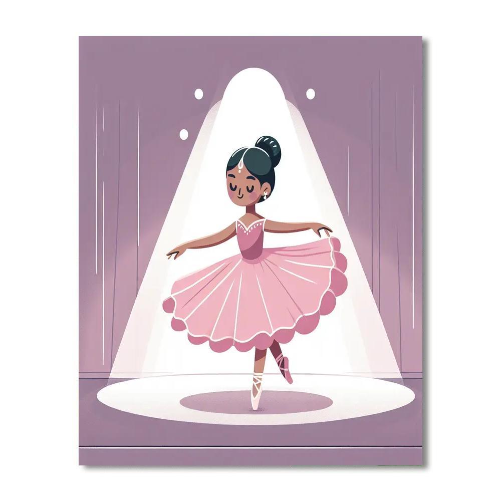 Twirling Ballerina Paint By Numbers Kits