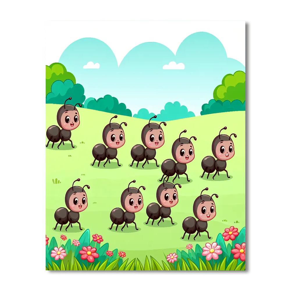 Tiny Ants Painting By Numbers Kit