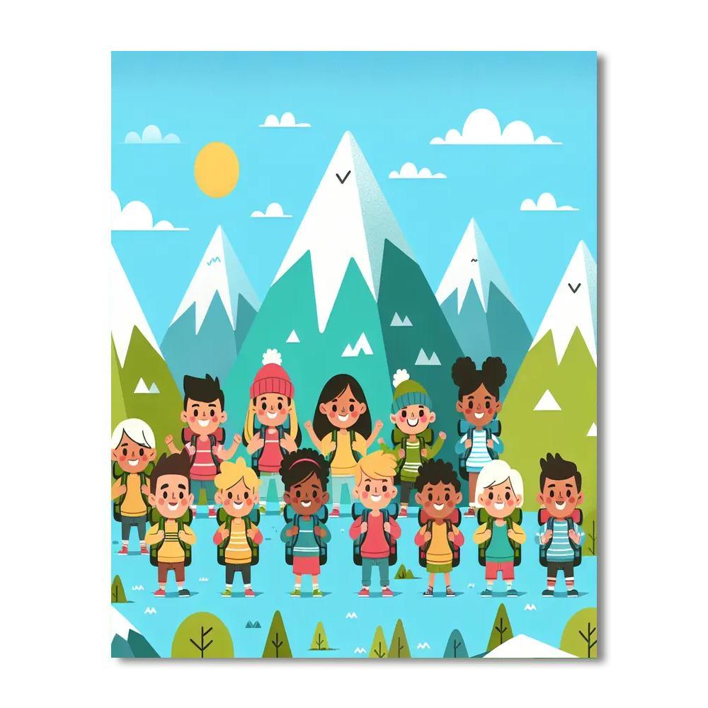 Mountain Expedition Quest Paint By Number