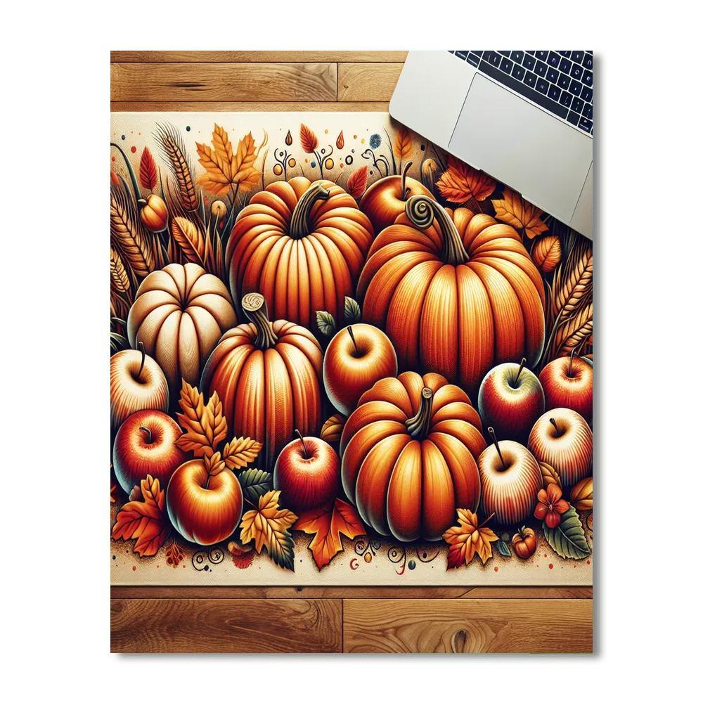 Dazzling Autumn Harvest Numbered Painting Kits