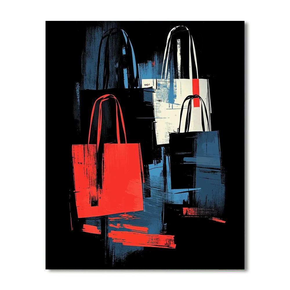 Banksy Inspired Shadows Of Consumption  Paint By Color