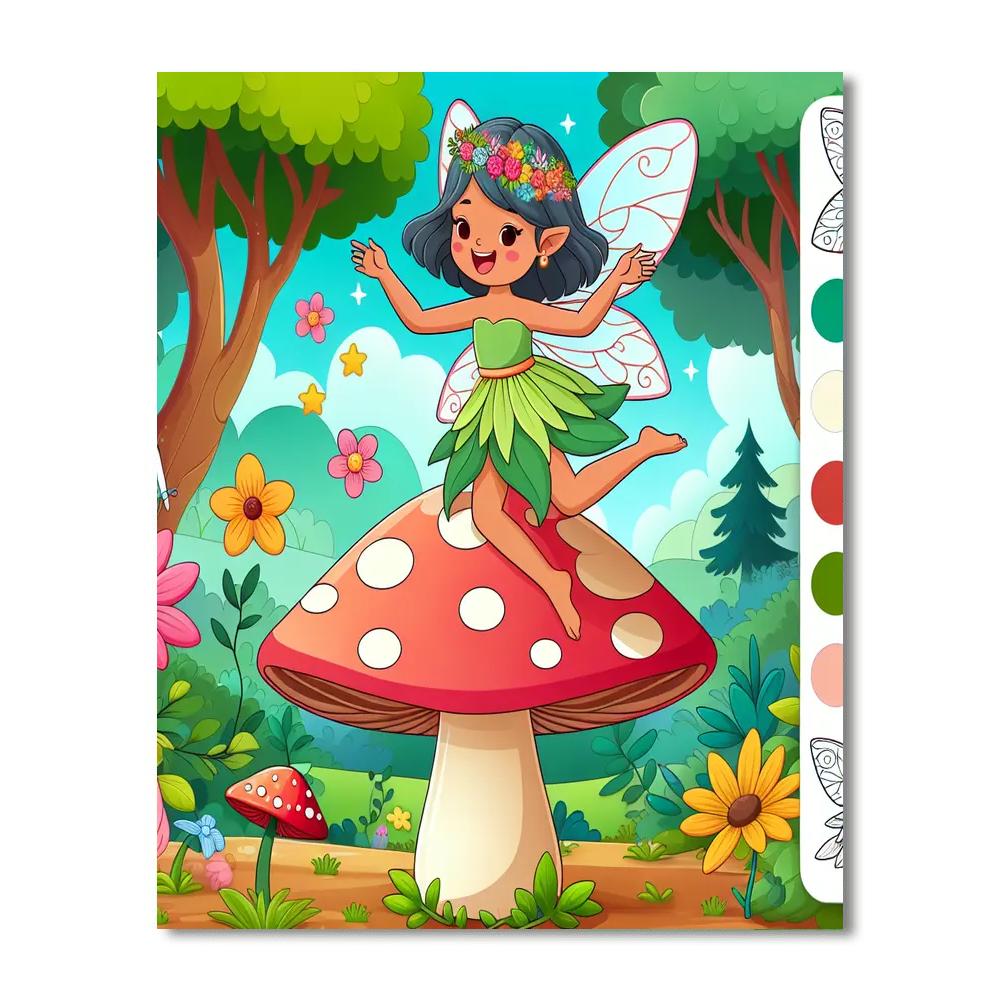 Whimsical Fairyland Forest Painting By Numbers Kit