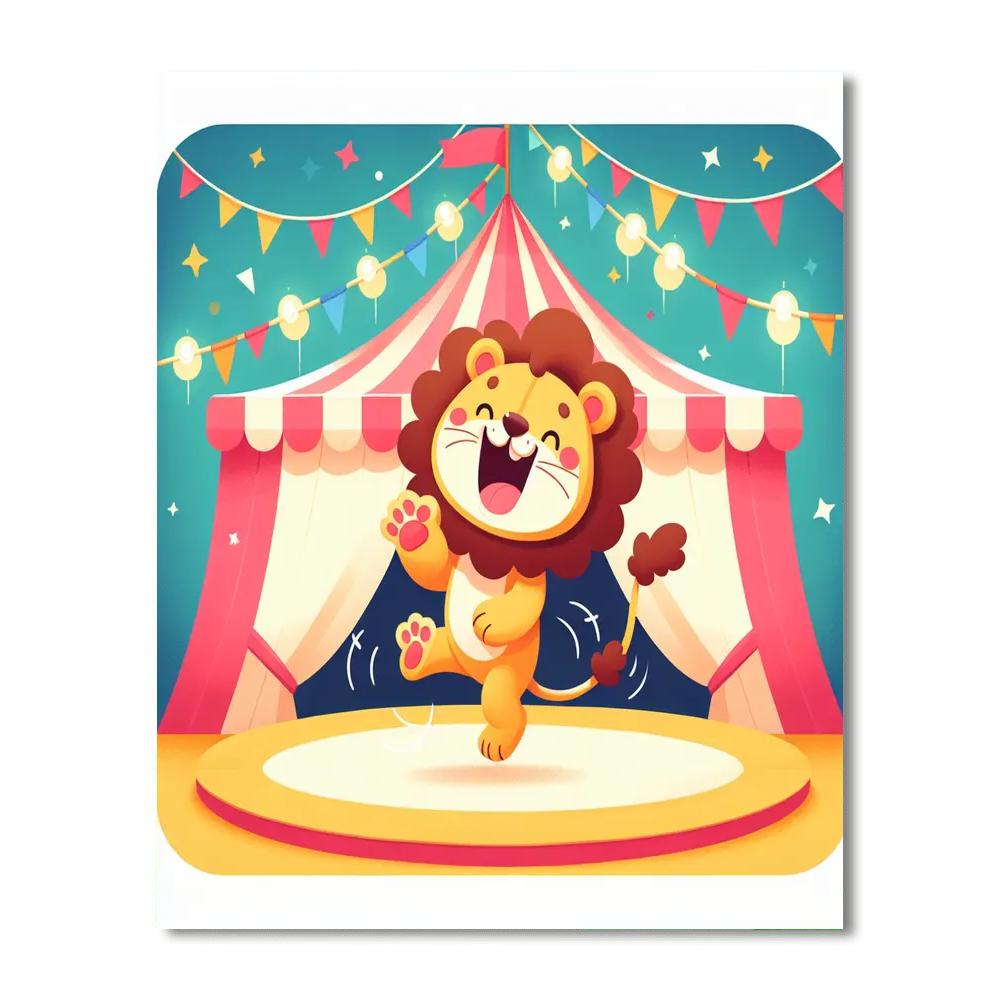 Animal Circus Show Paint By Numbers Kits