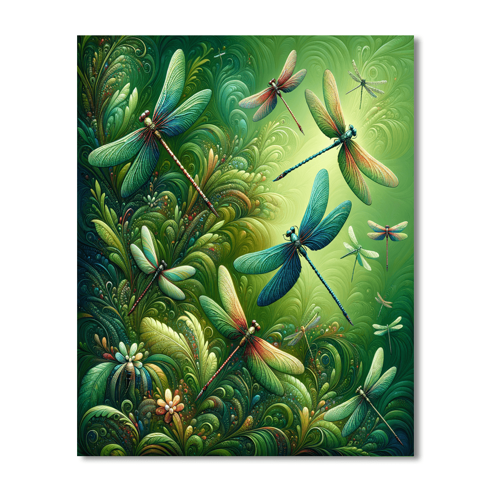 Dragonfly Dreams Paint By Color