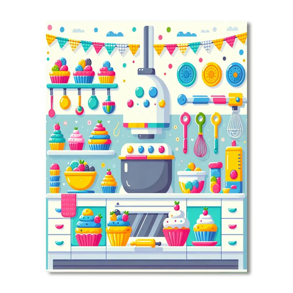 Baking Fun With Sweet Treats Paint By Color